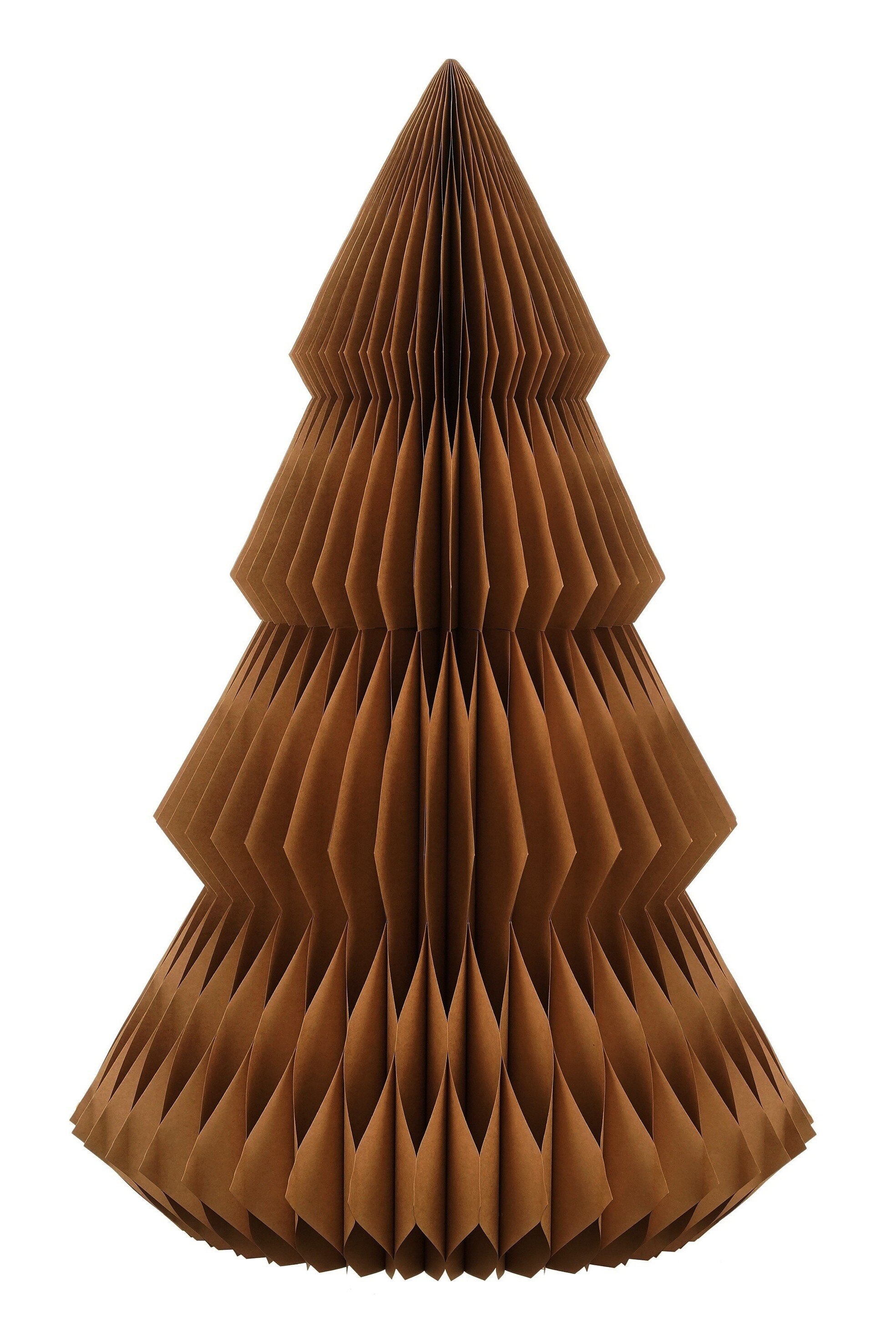 Mica Decorations - Árbol De Navidad De Papel - Marrón
