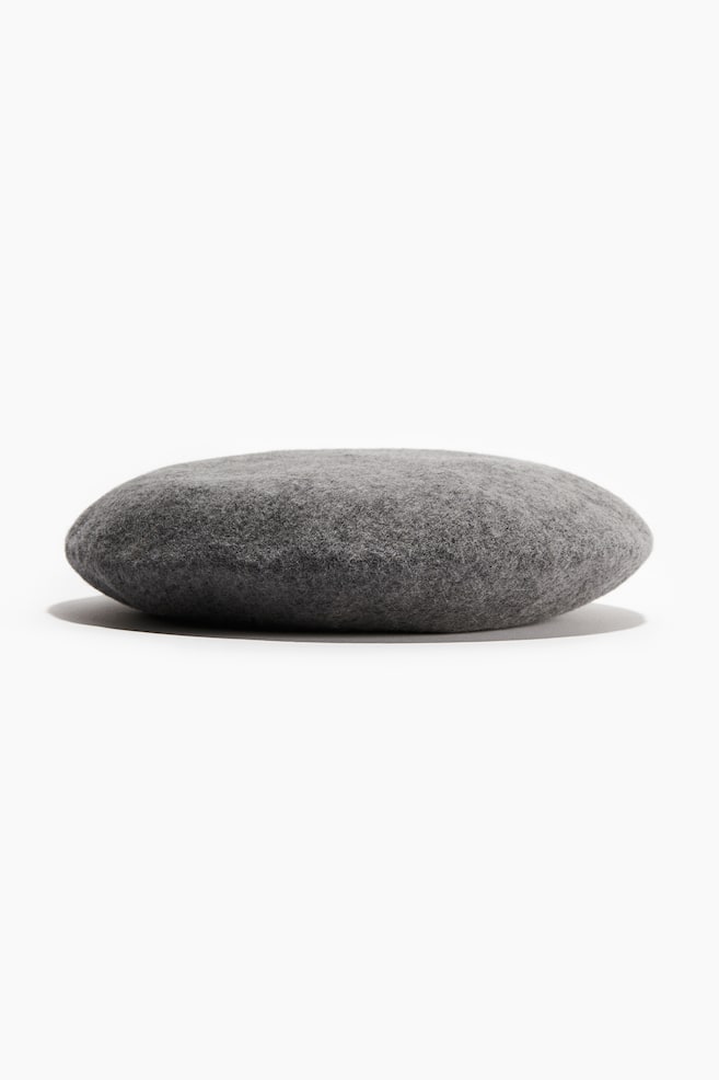 Béret en laine - Gris chiné - 1