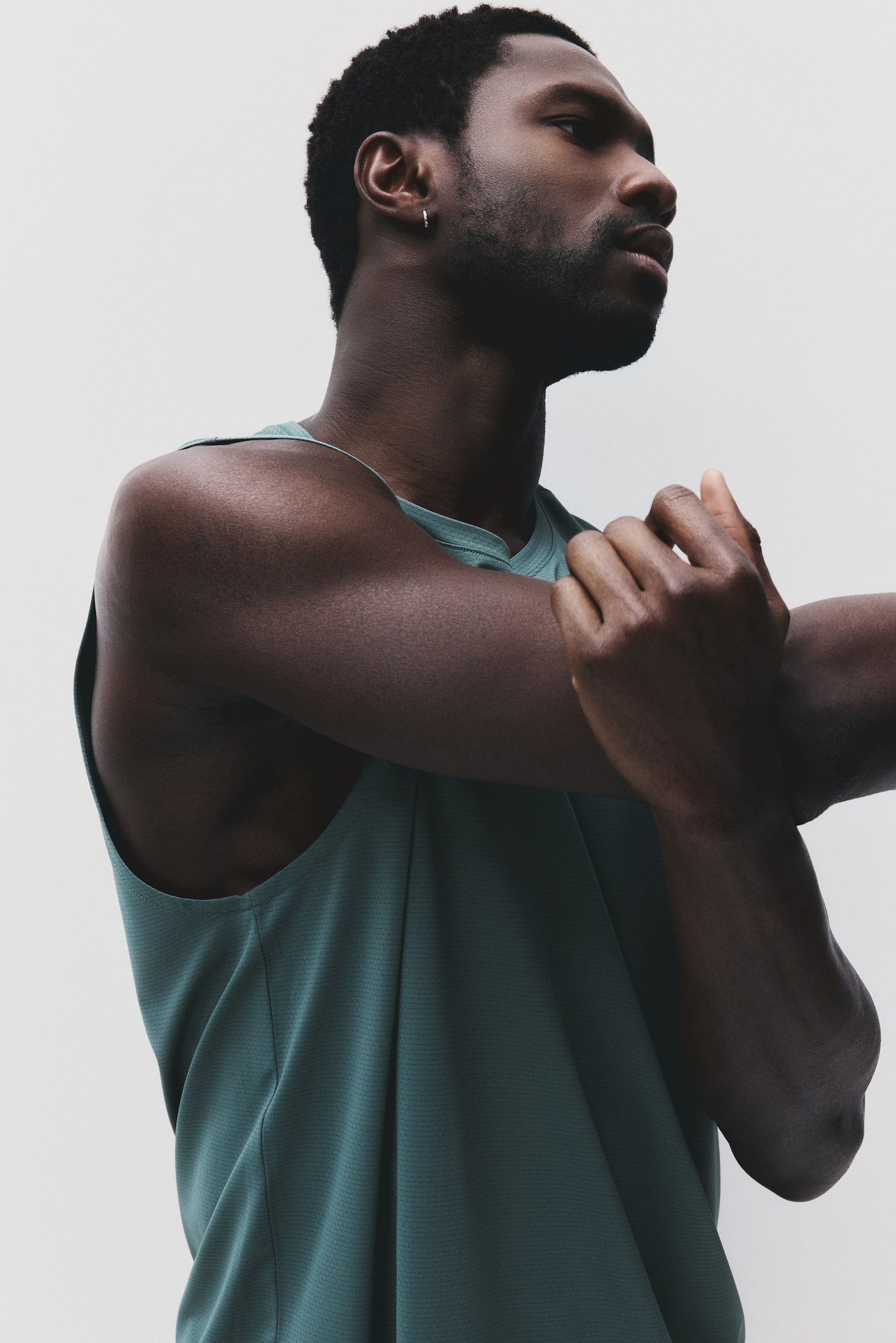 Regular Fit Sports vest top with DryMove™ - Dusty green/Light grey/White/Black - 5