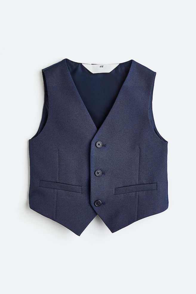 Suit waistcoat - Navy blue/Black - 1
