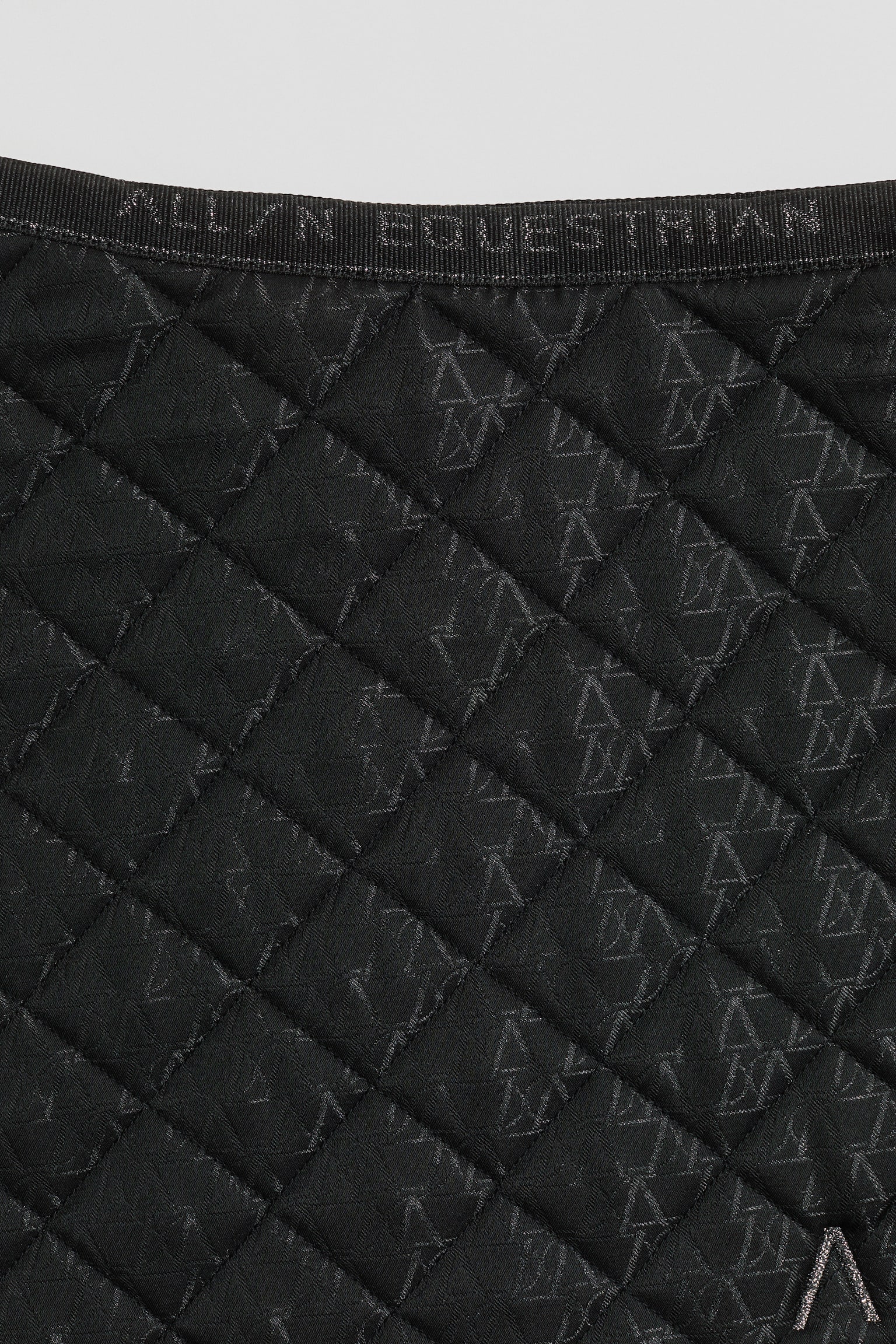 Quilted saddle pad - Black - 3