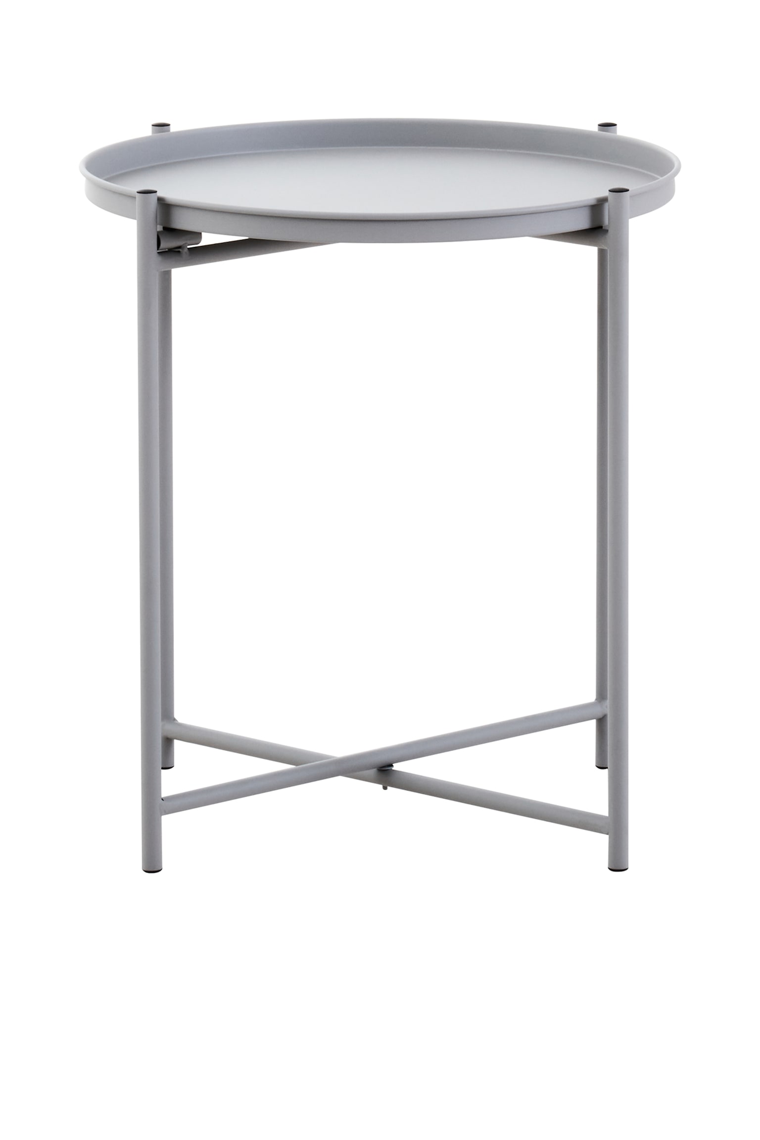 Trosa Iron Side Table - Grey - 1