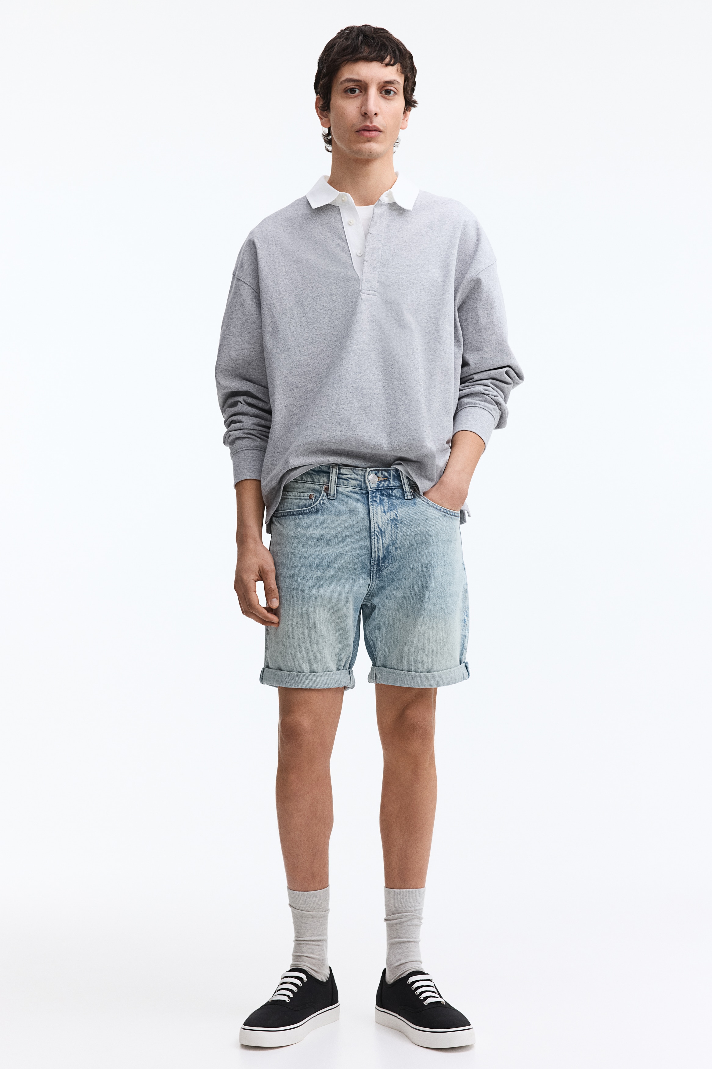 Slim Denim shorts