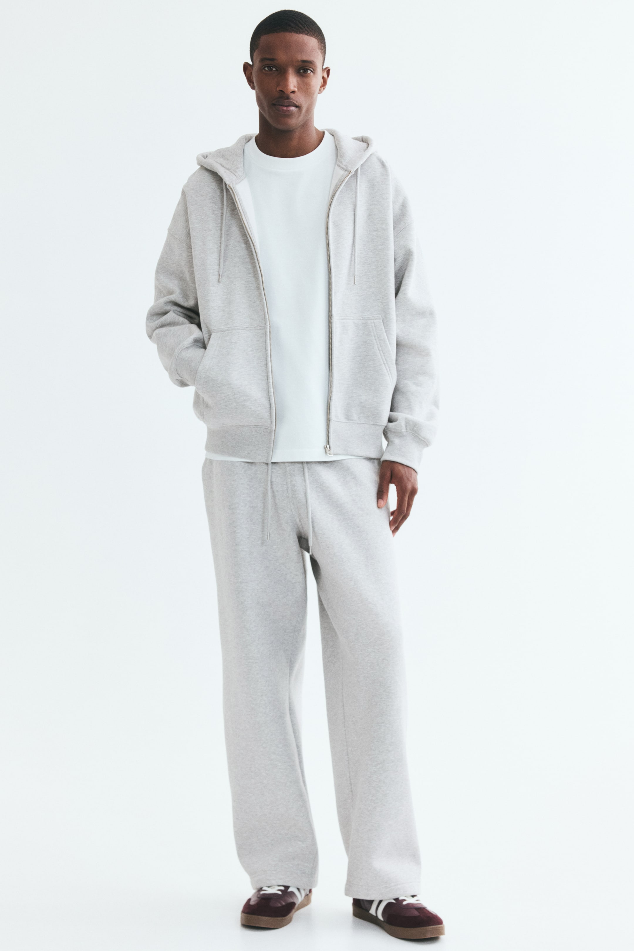 Oversized-Fit Hooded Jacket