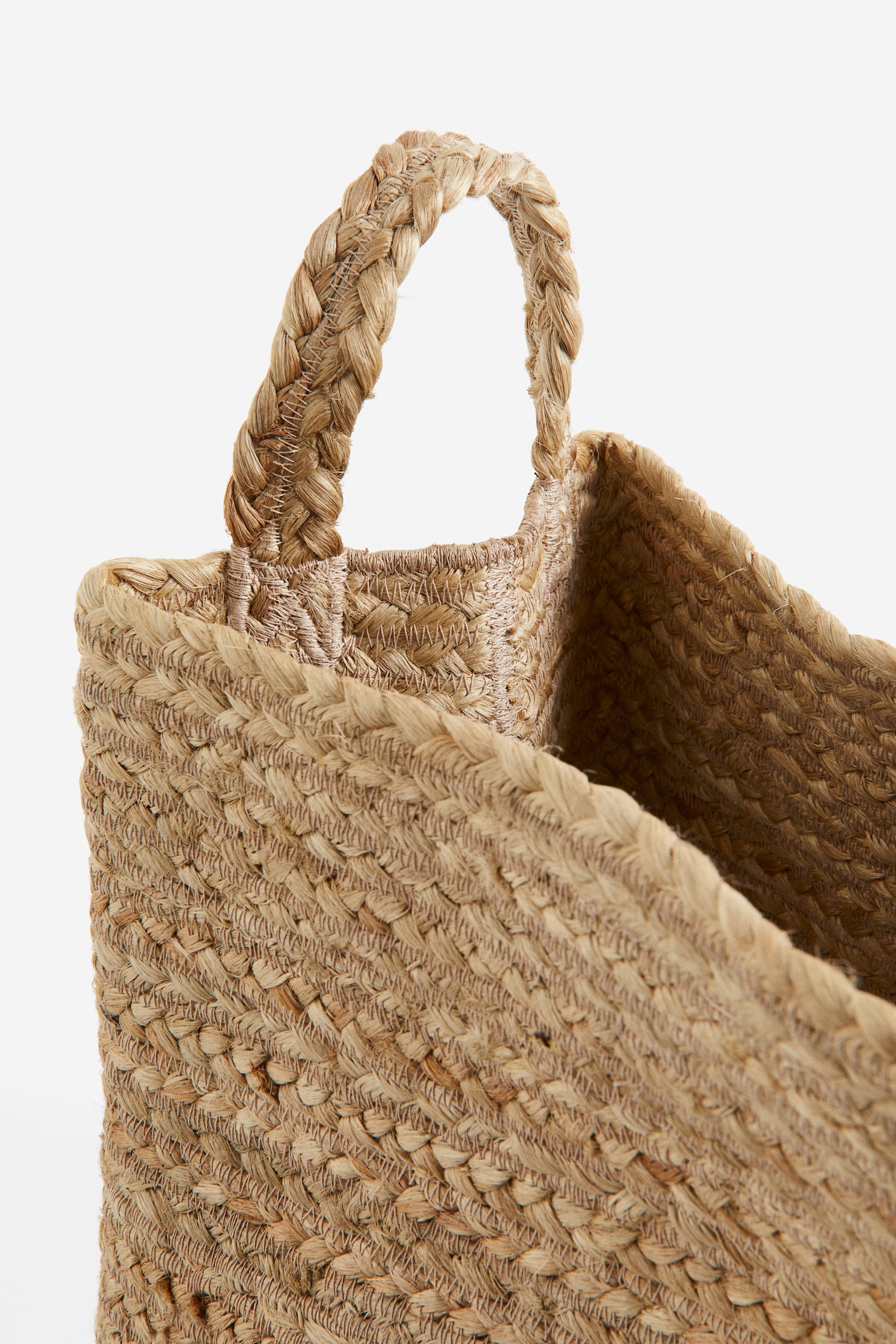 Jute storage basket - Beige - 2