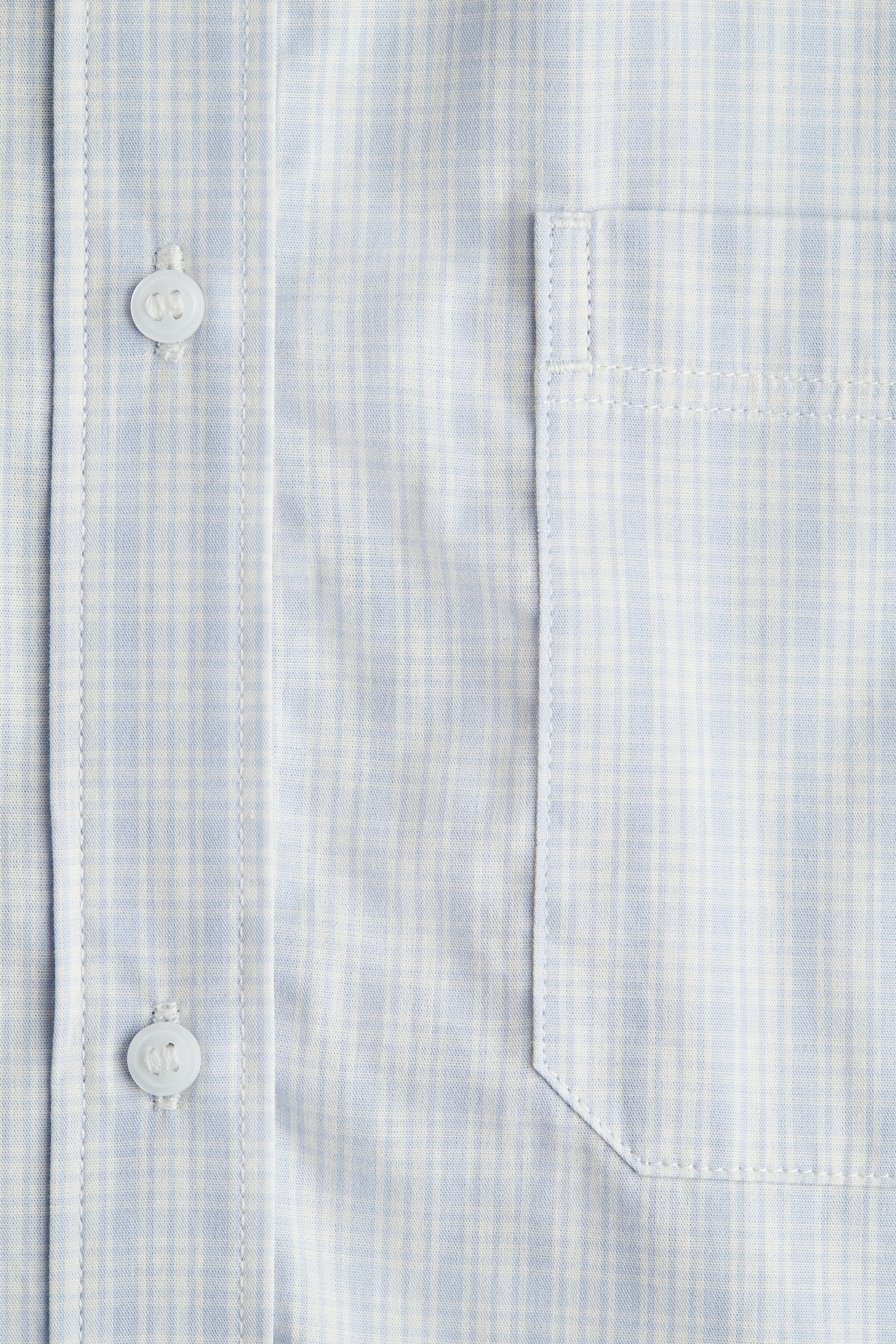 Cropped cotton shirt