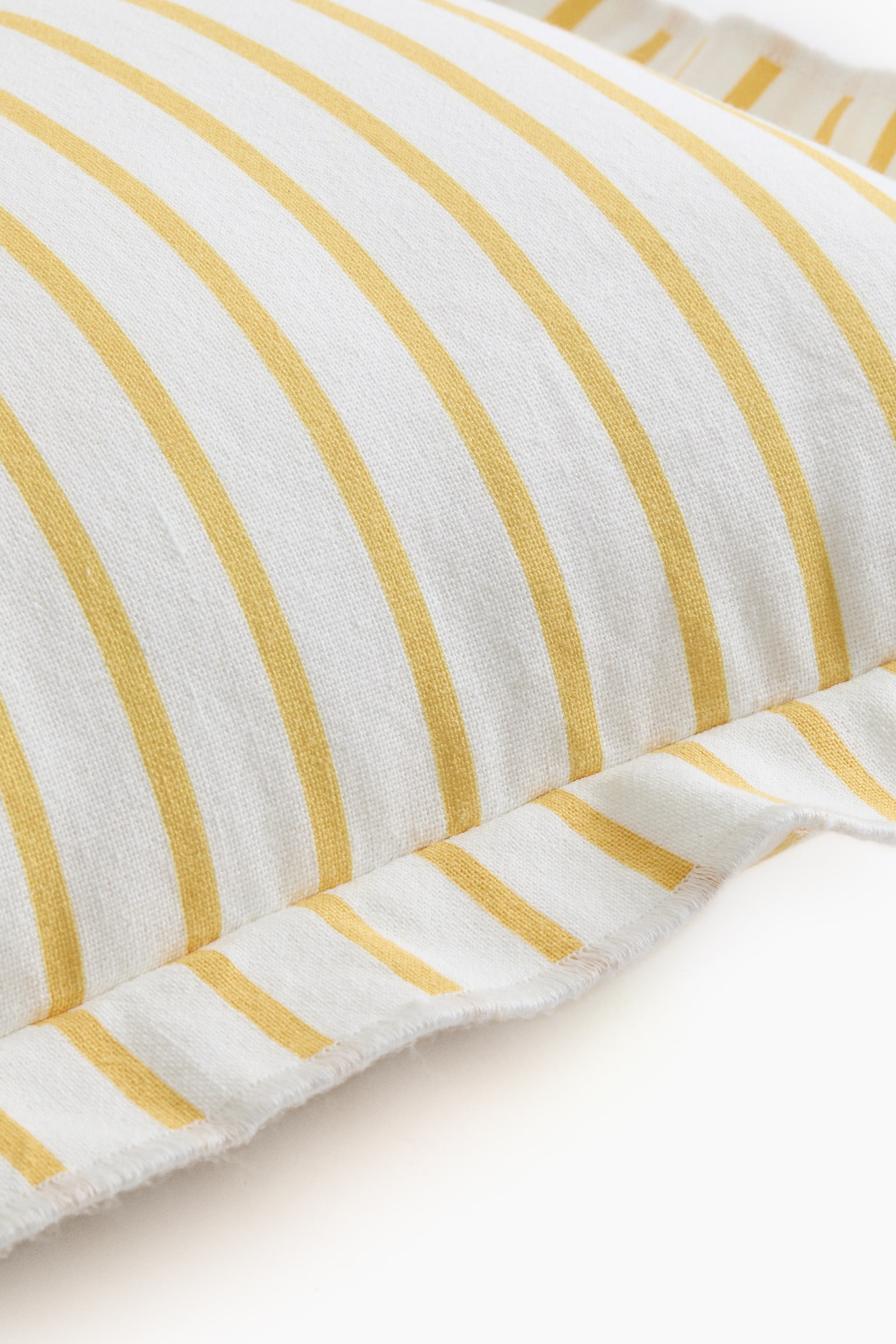 Rectangular linen-blend cushion cover - 2
