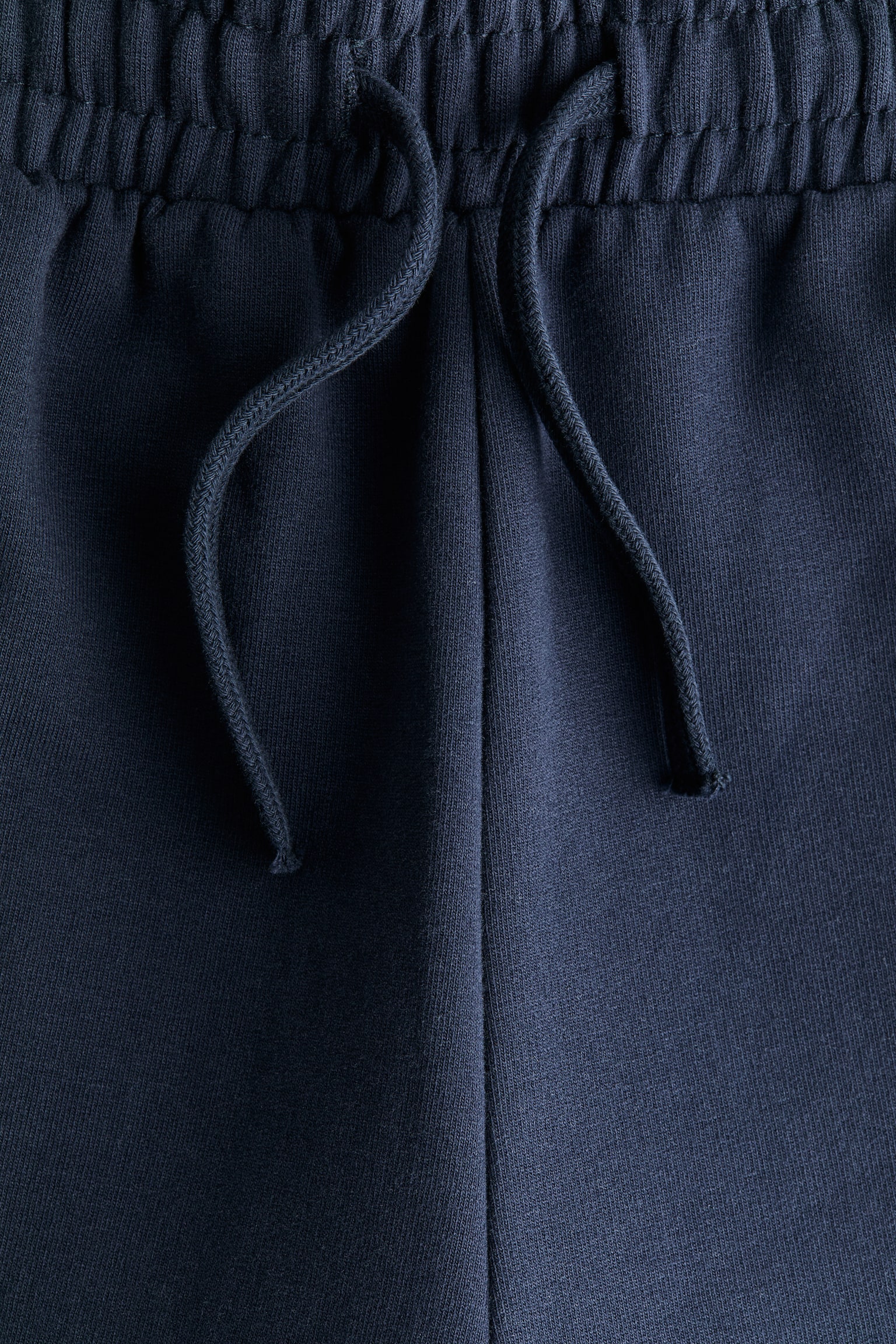 Pamuklu Düz Paça Jogger Pantolon - Lacivert/Kahverengi - 2