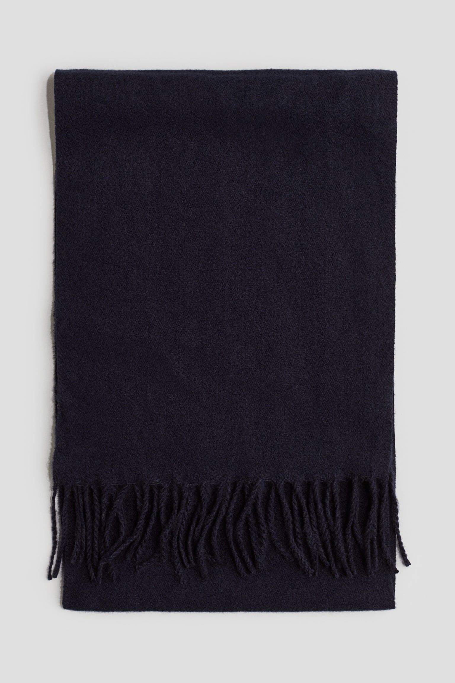 Woven scarf - Dark blue - 1