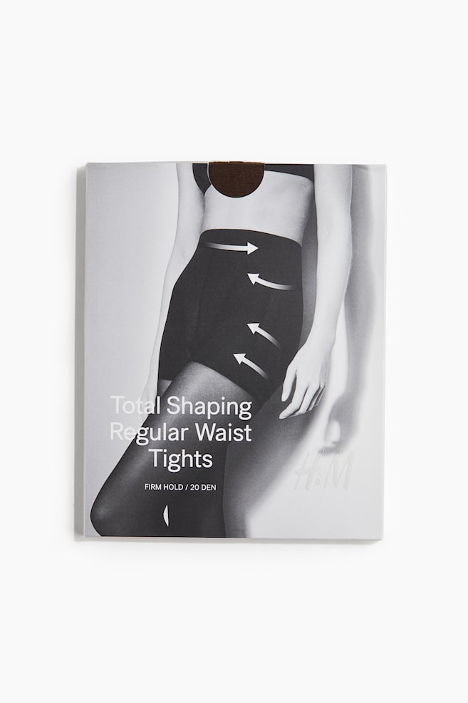 Punčocháče Shaping 20 den - Tmavě hnědá/Černá - 1