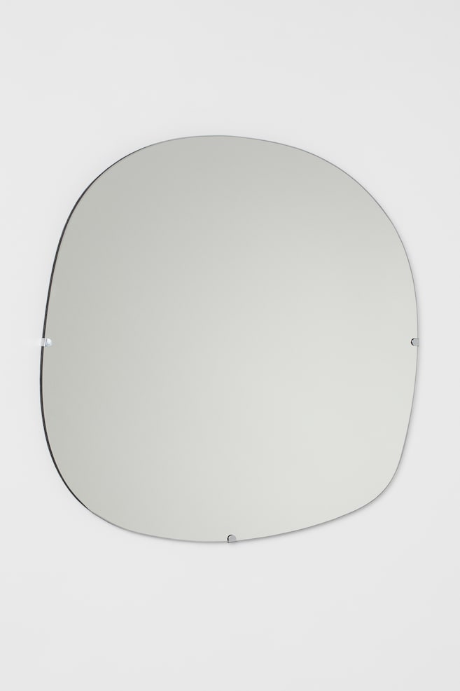 Asymmetrisk spejl - Sort/Spejl - 1