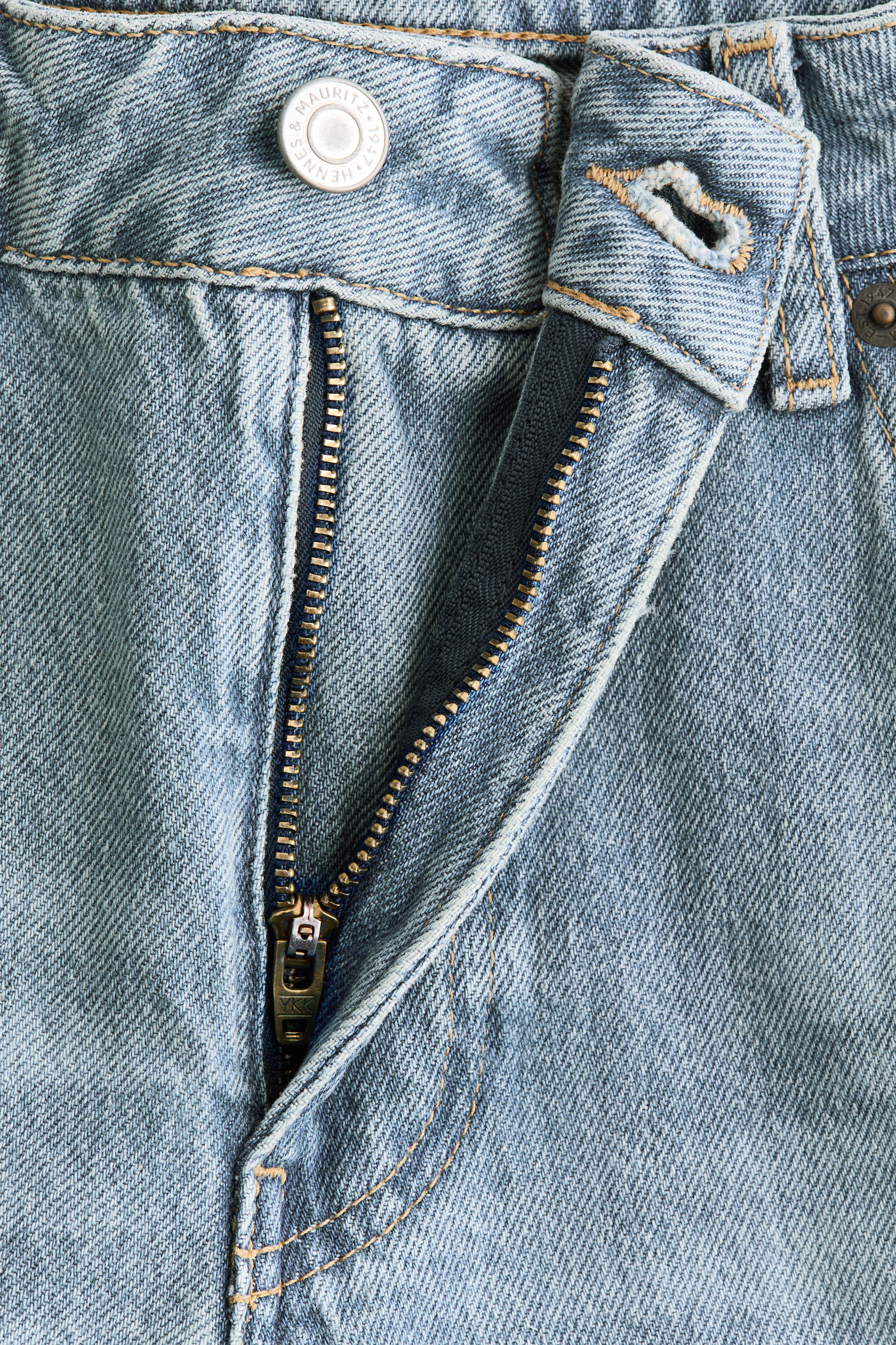 Jean flottant taille basse