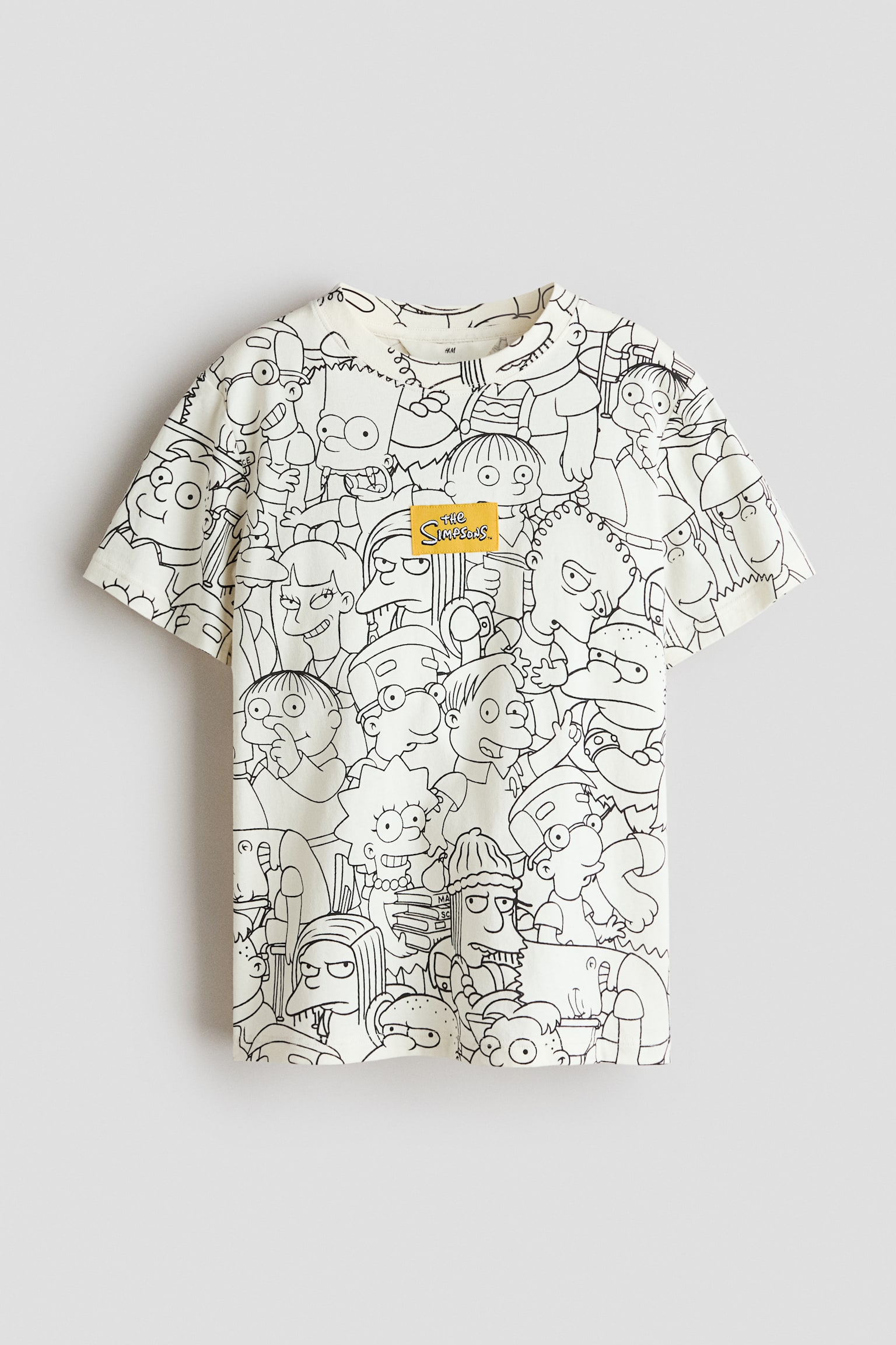 Printed Cotton T-Shirt - Cream/The Simpsons/Dark dusty blue/Fortnite/Dark blue/Spider-Man