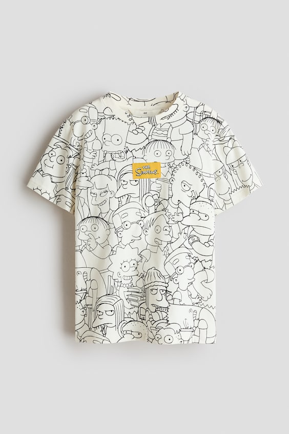 Детские футболки H&M Printed Cotton T-Shirt