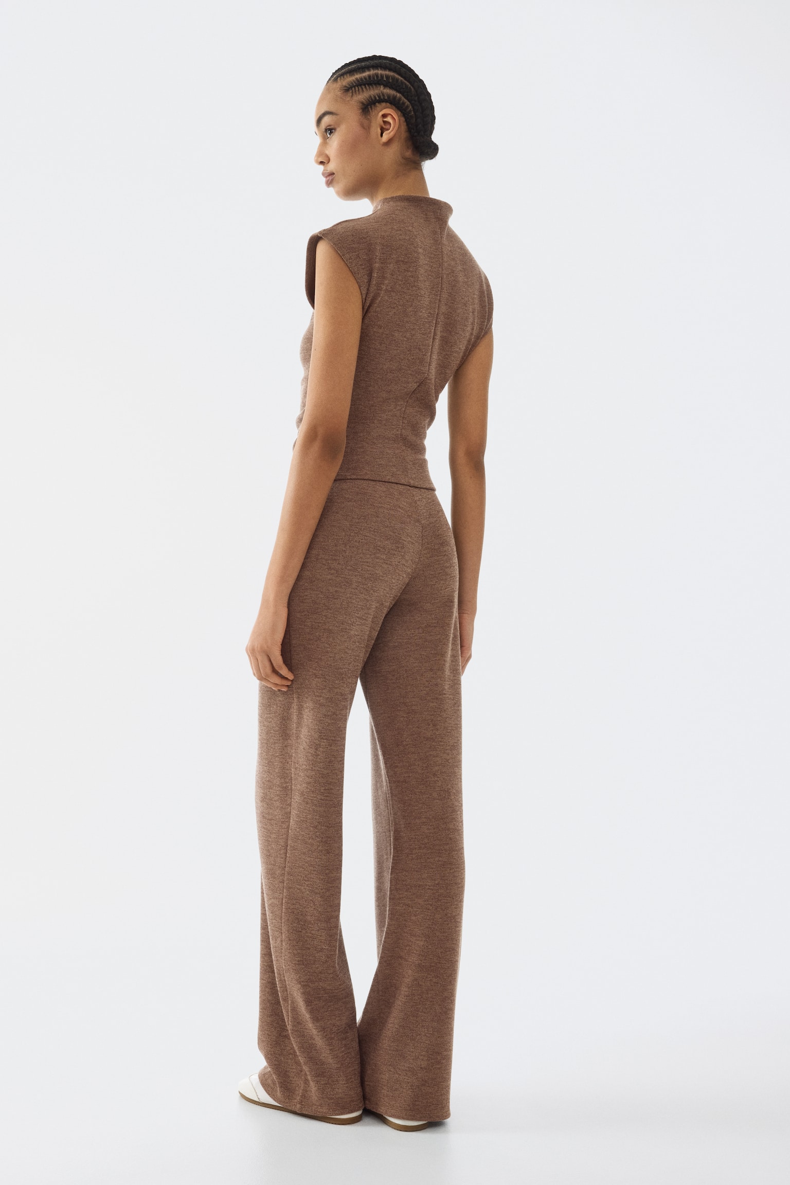 Straight-leg jersey trousers - 7