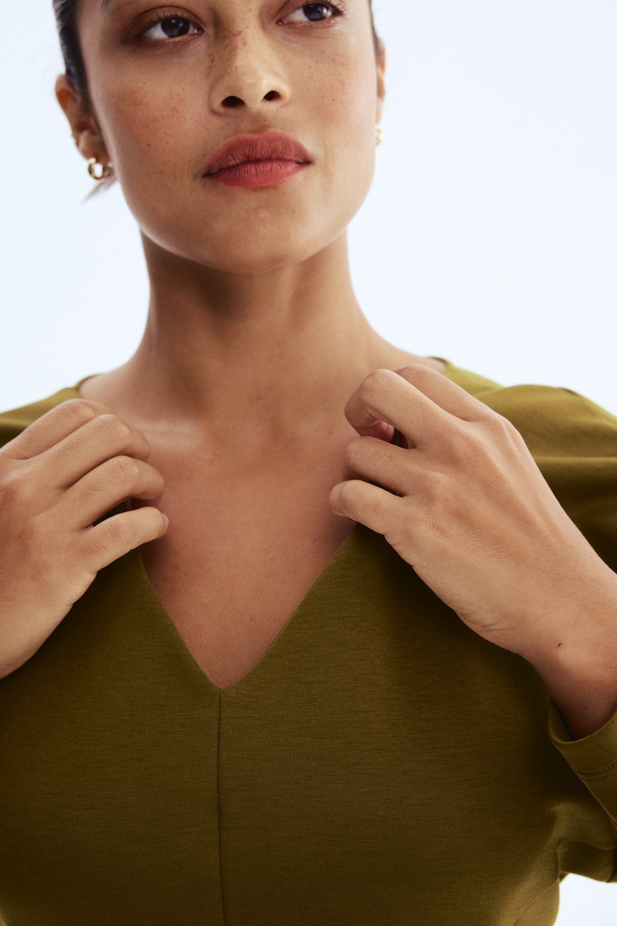 Defined-Waist Scuba Top - image 2