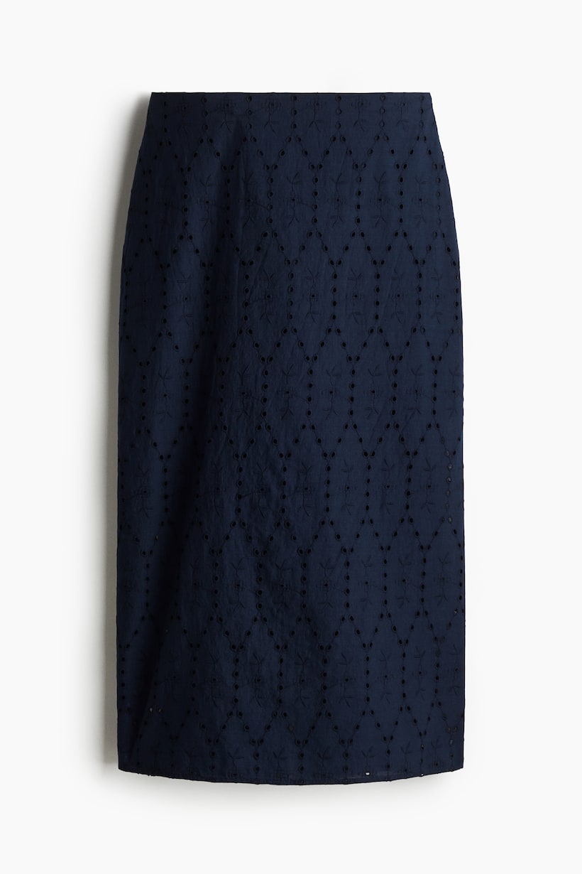 Pencil Skirts High-Waisted, Leather Denim H&M IN