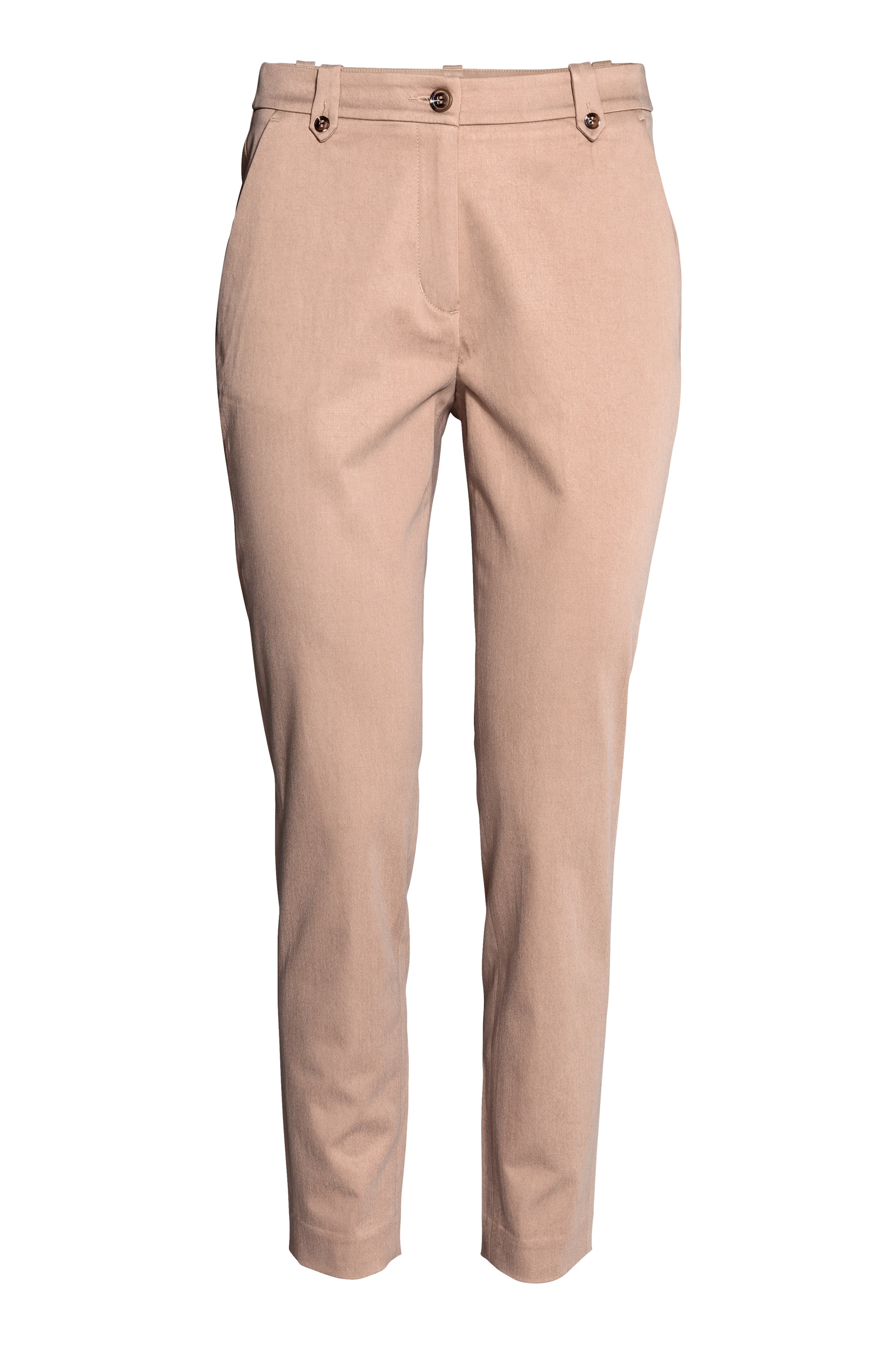 Näytä suurempi kuva: Chinot lyosellisekoitetta - Vaaleanbeige - NAISET | H&M FI 1