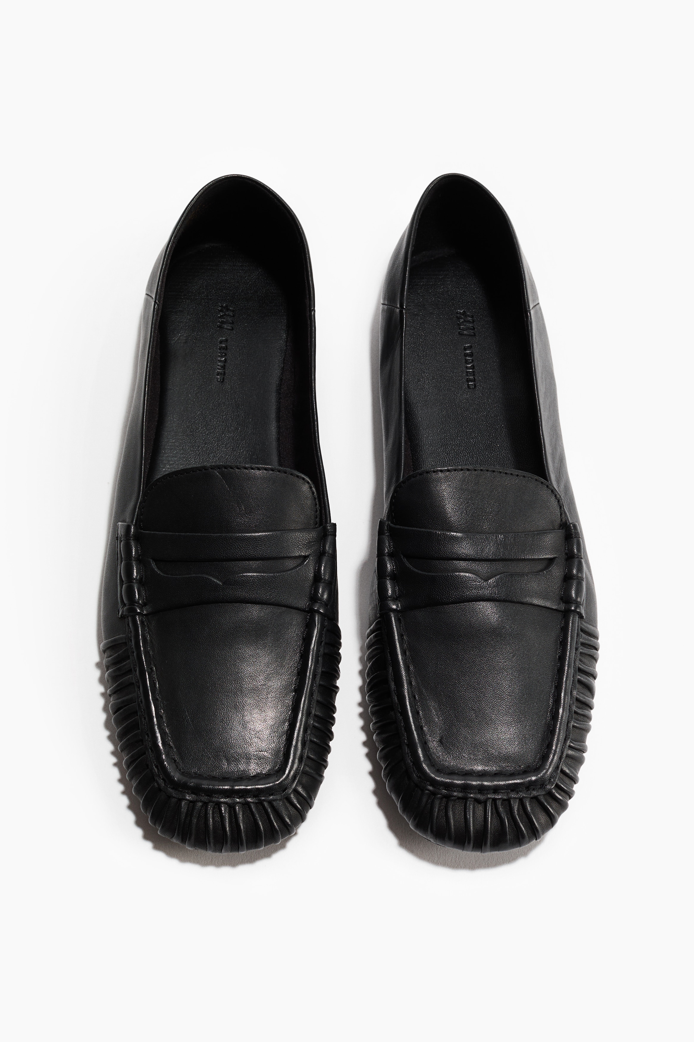 Leather Loafers - Black - Ladies | H&M US