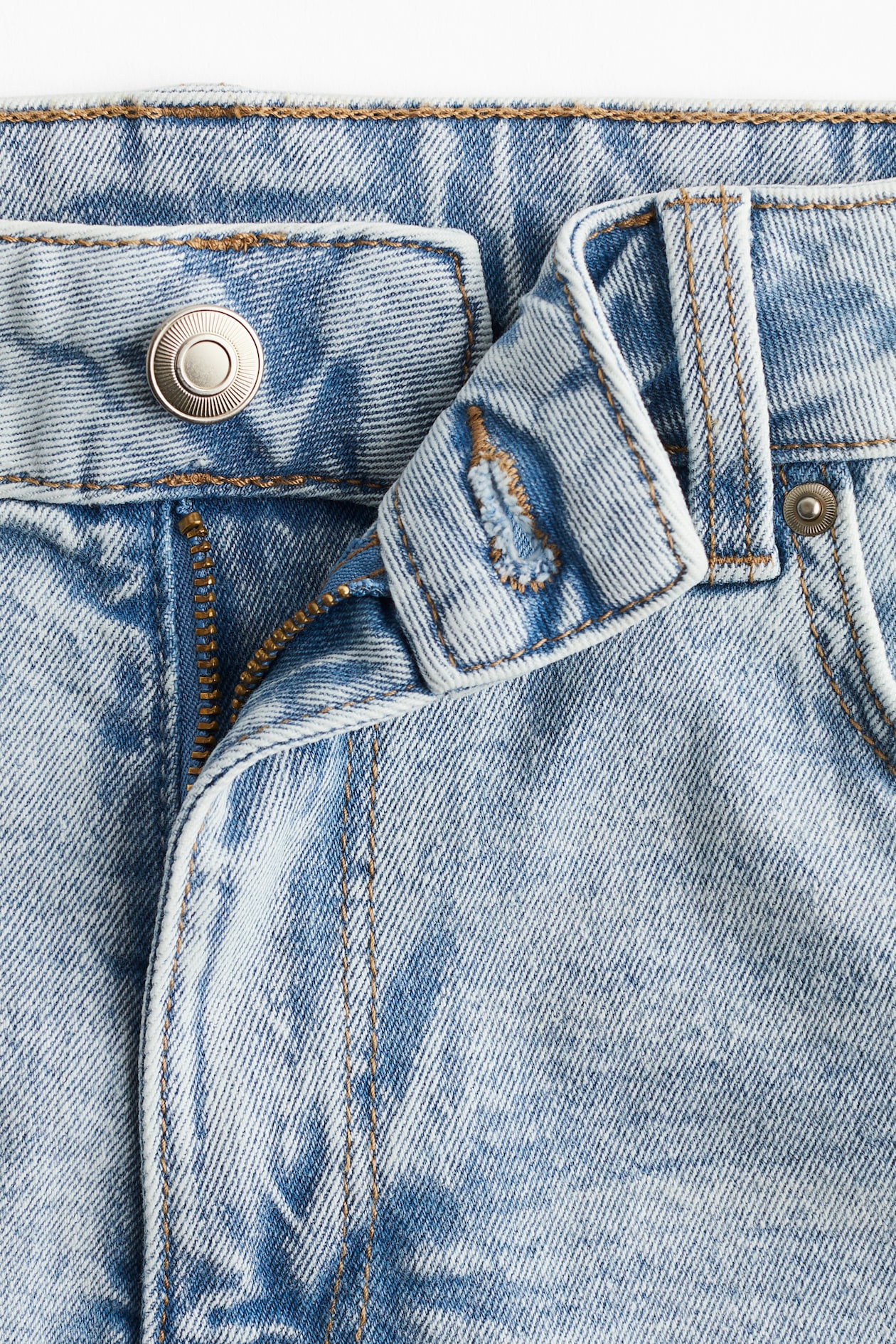 High Denim Shorts - image 3