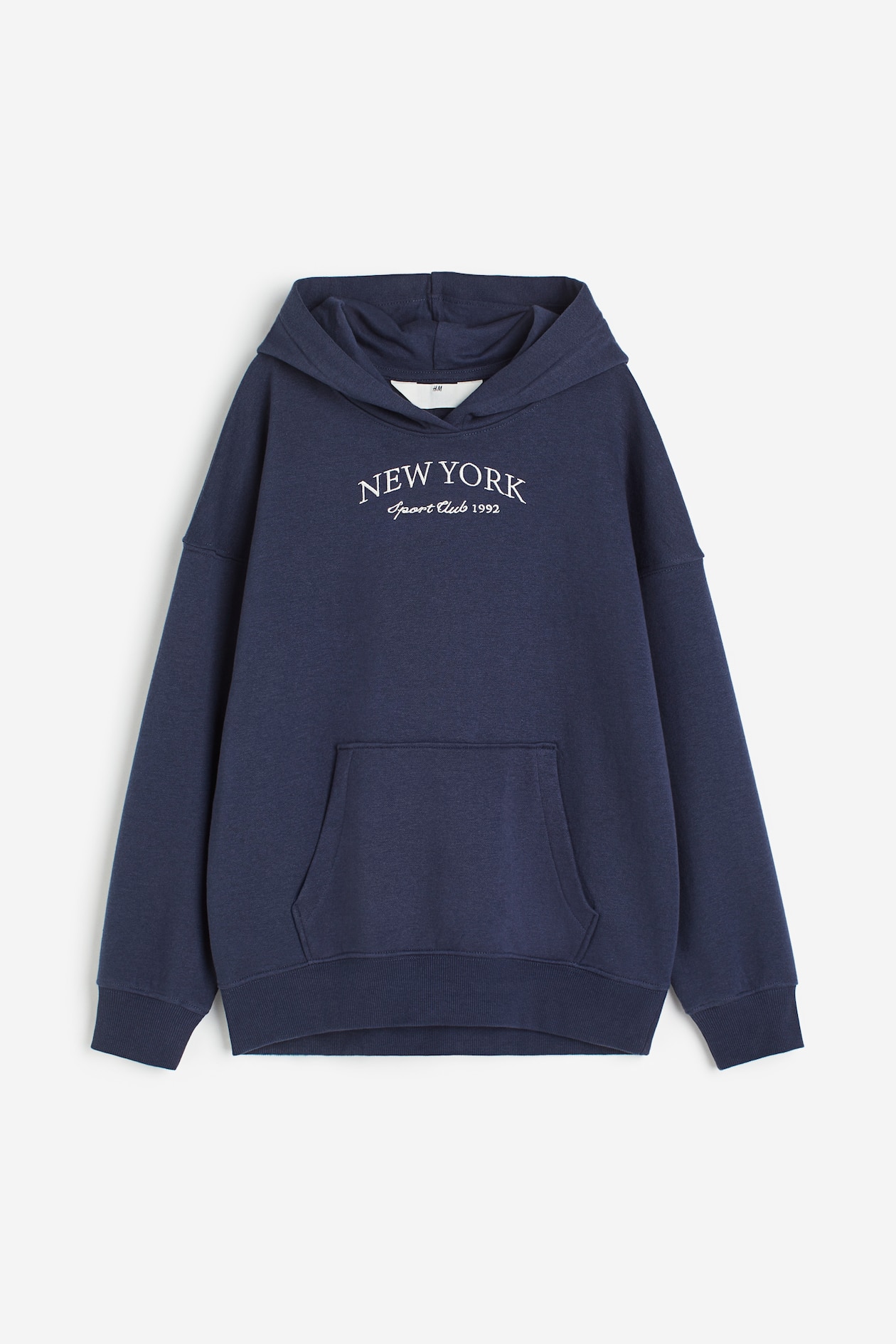 Navy blue/New York Oversized Hoodie with Motif for kids | H&M US