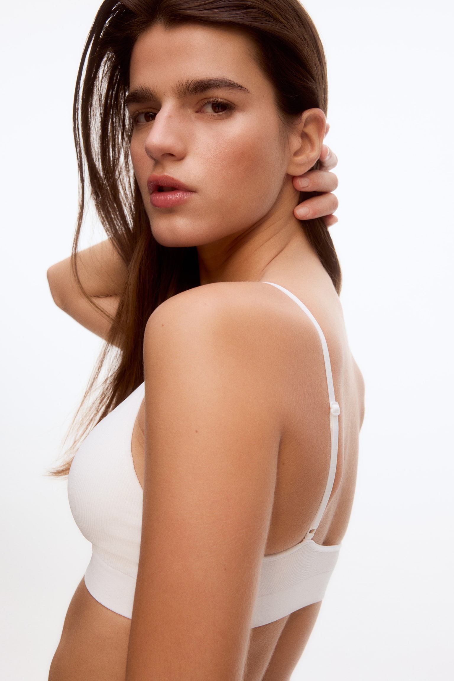 חזייה רכה מרופדת Seamless - לבן/בז' בהיר/שחור/חום כהה/ורוד מאובק/בורדו/ירוק-אפור/כחול אפרפר - 2