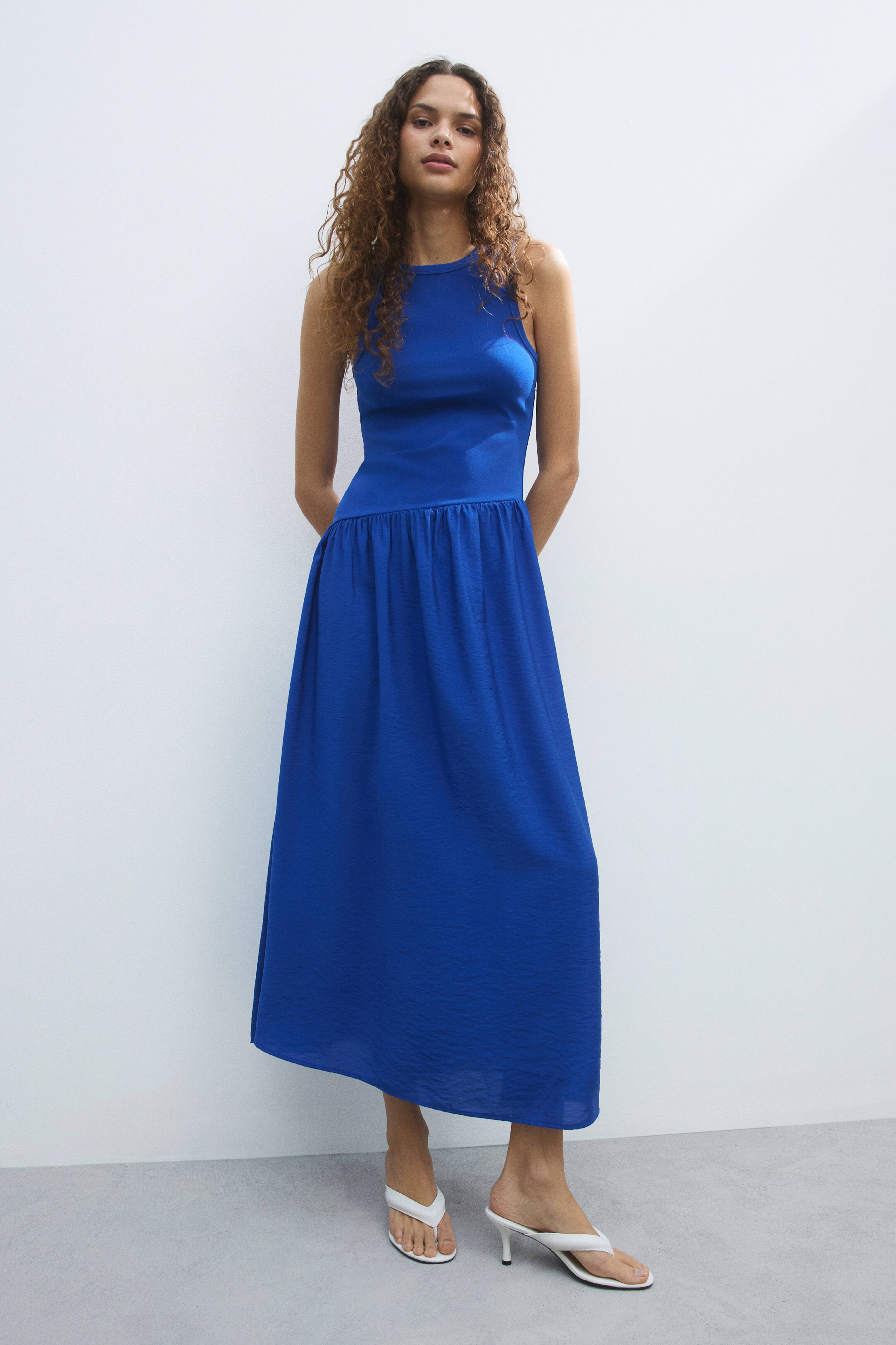 Dress with Flared Skirt