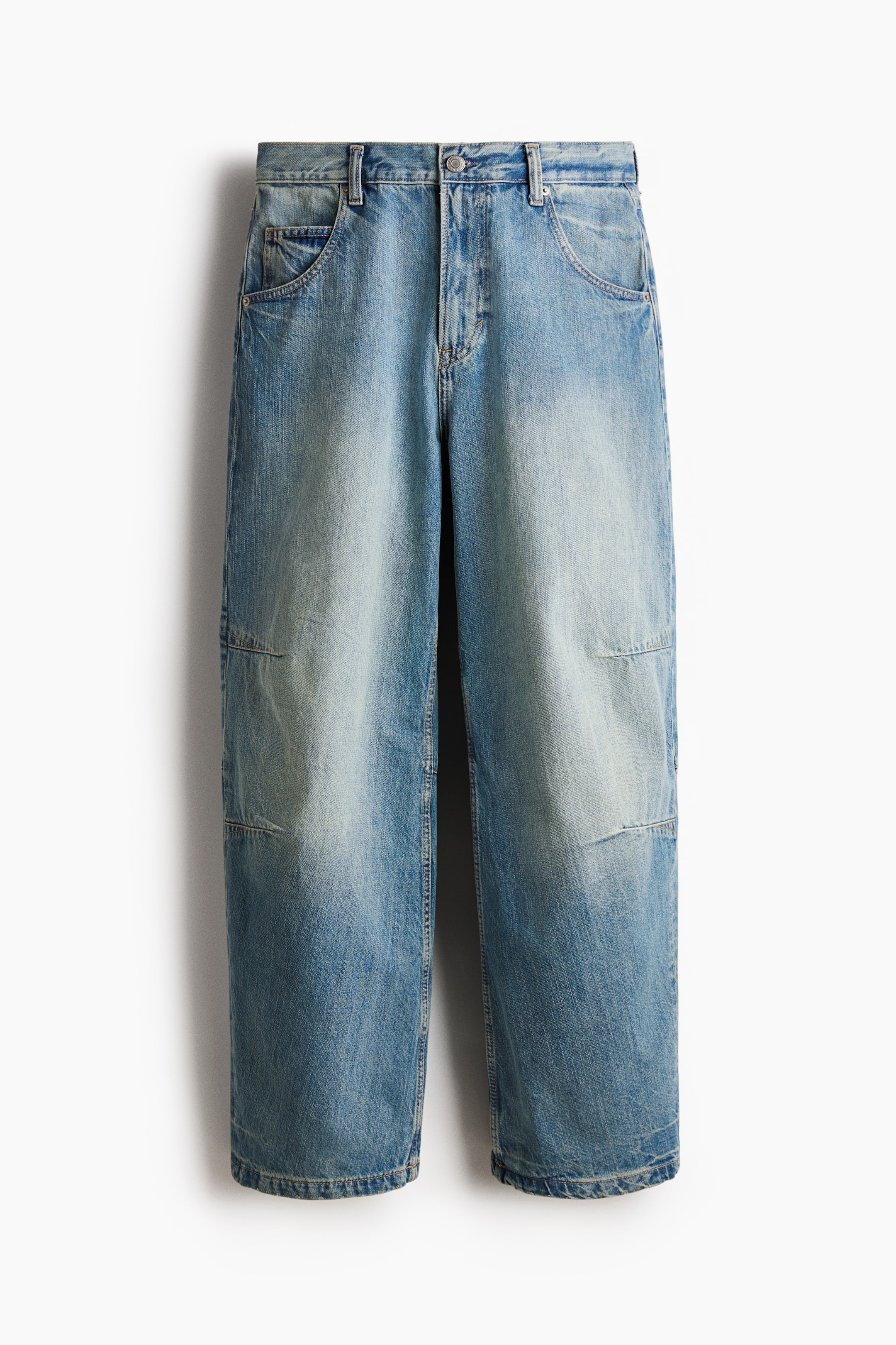 View larger image: Baggy Dart Leg Jeans - Light denim blue - Men | H&M AU 5