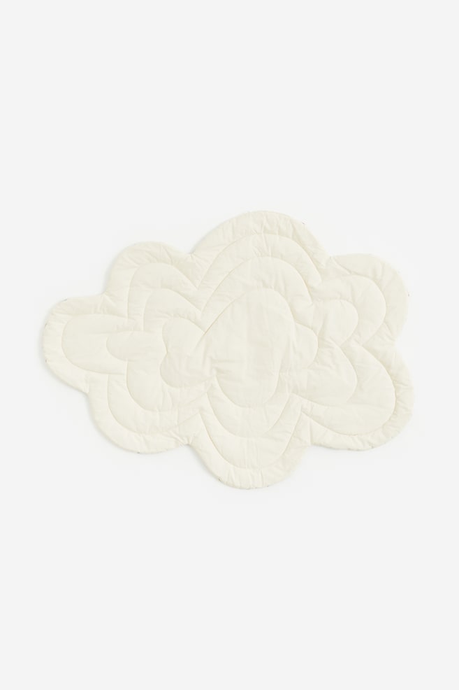 Cloud-shaped baby mat - Light beige/Patterned - 2