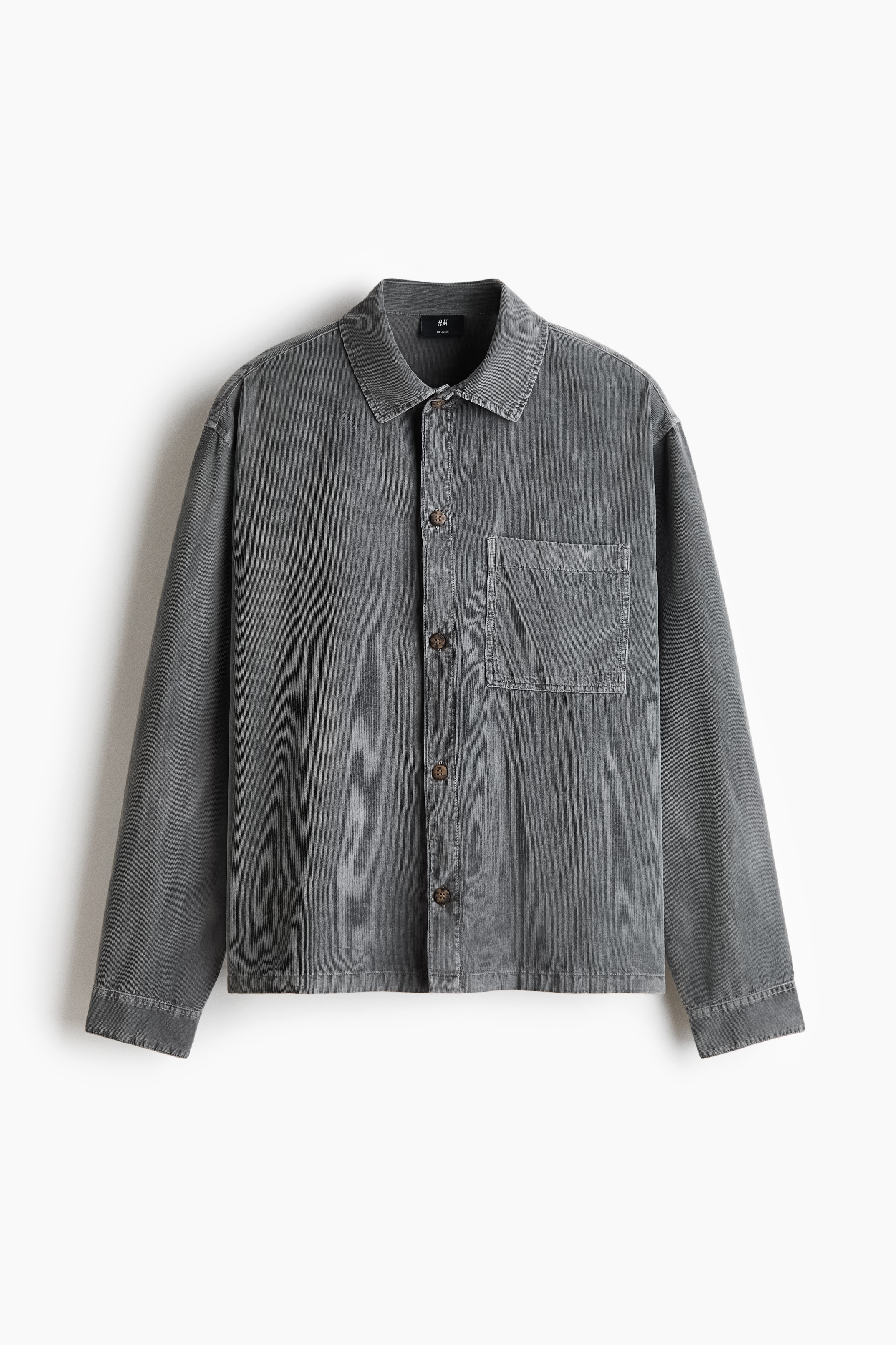 Relaxed-Fit Boxy Corduroy Shirt from H&M - $44.99