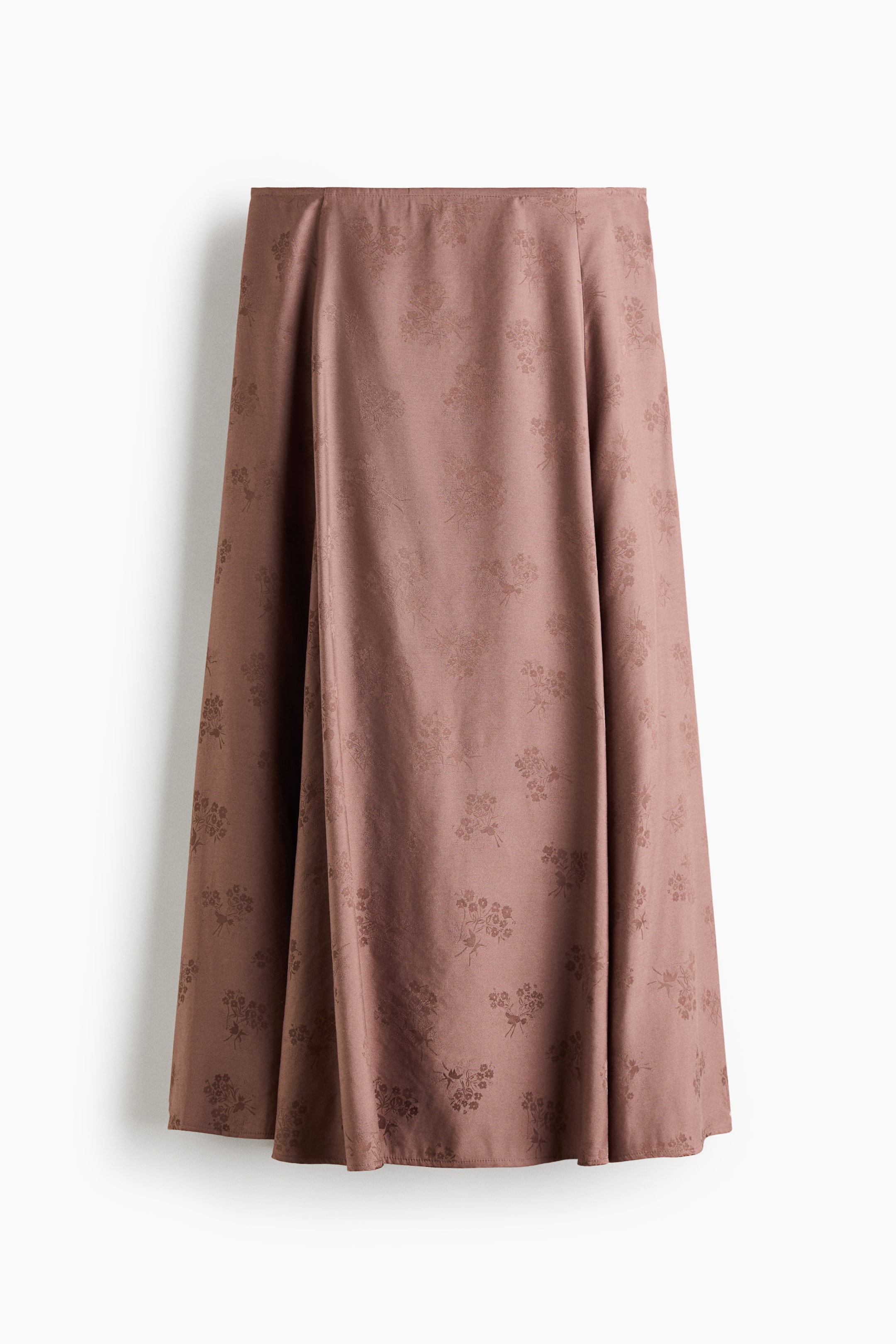Jacquard-Weave A-Line Skirt
