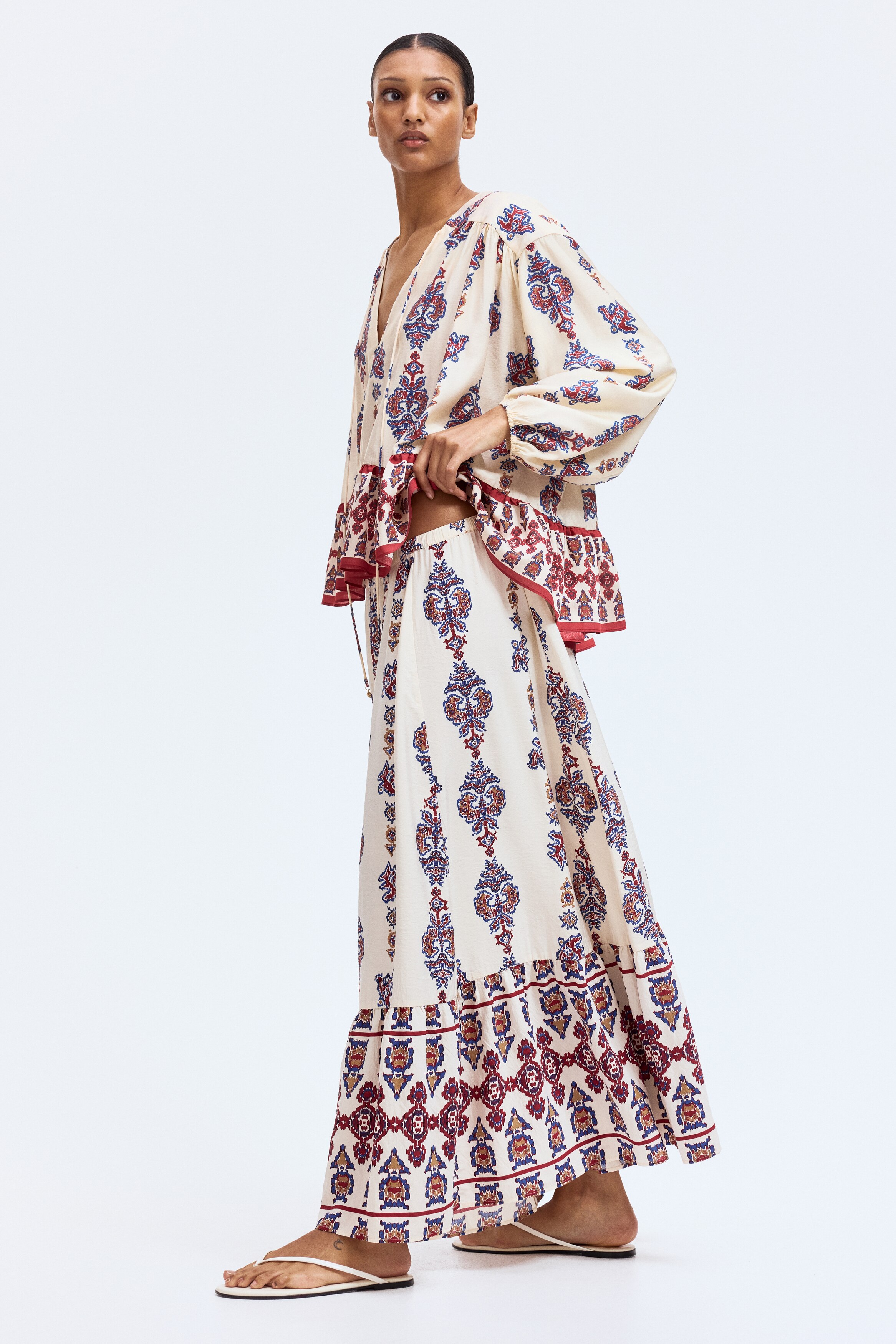 Flared skirt