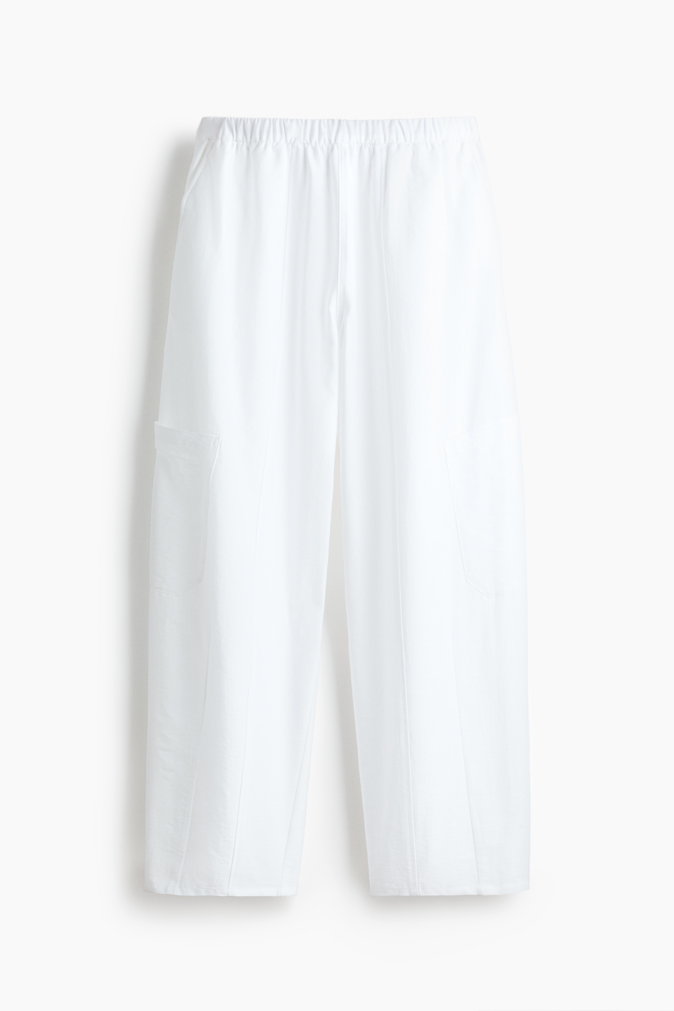 Balloon cargo trousers - Ivory/Beige/Dark brown/Dark khaki green