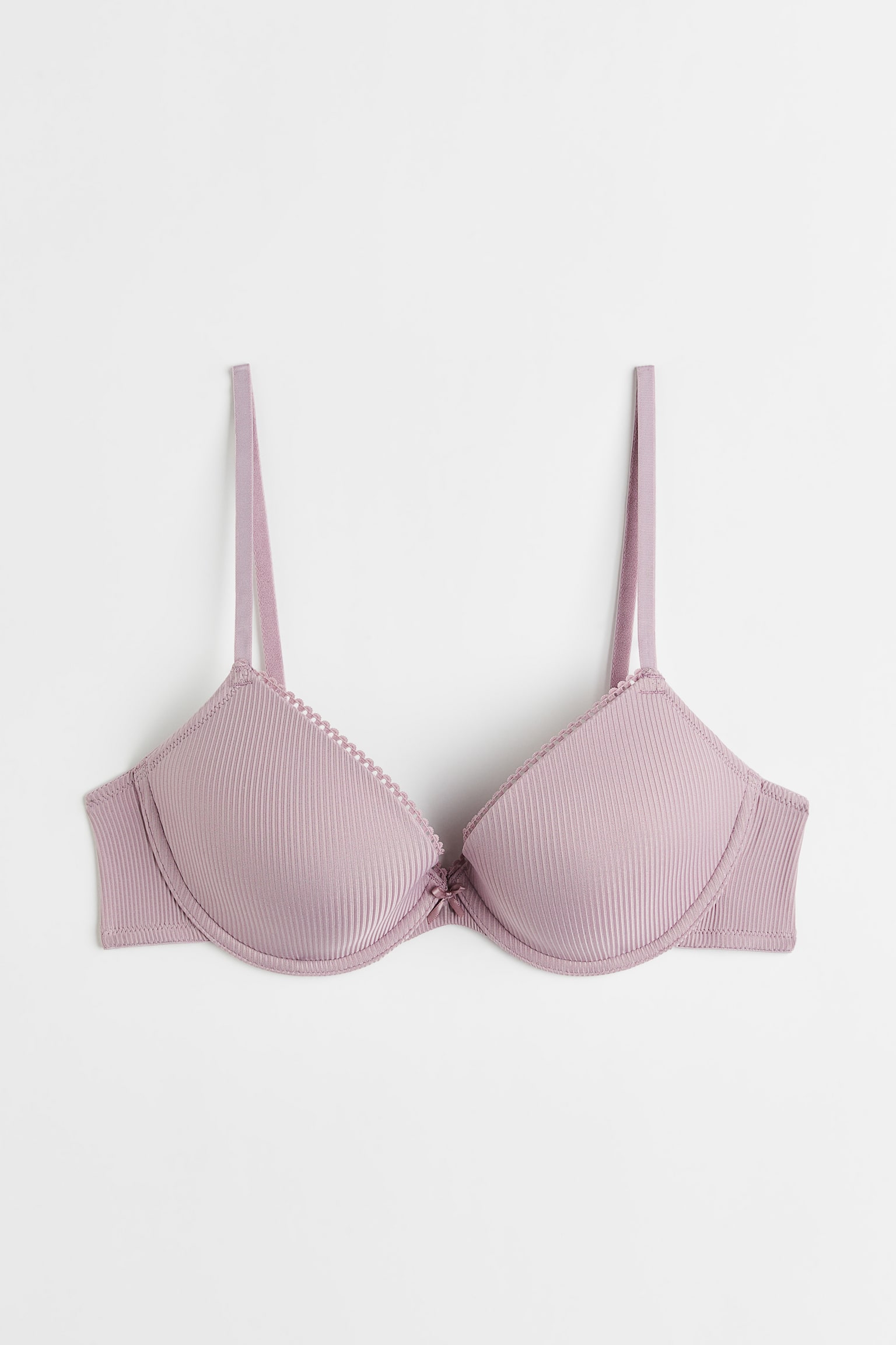 Padded underwired bra - Light purple