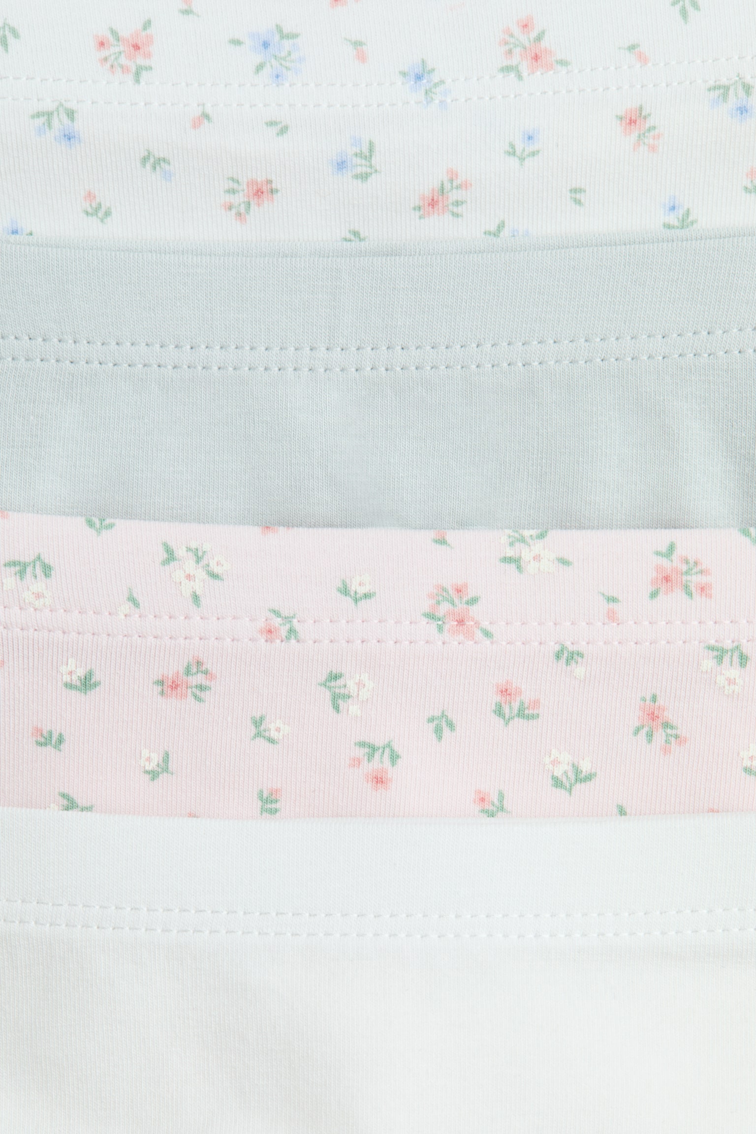 5-pack cotton boxers - Light pink/Floral/Blue/Floral/Light purple/Cream/Black/Peachy pink/Black/Light dusty pink/Light pink/Light pink/Dusty green - 2