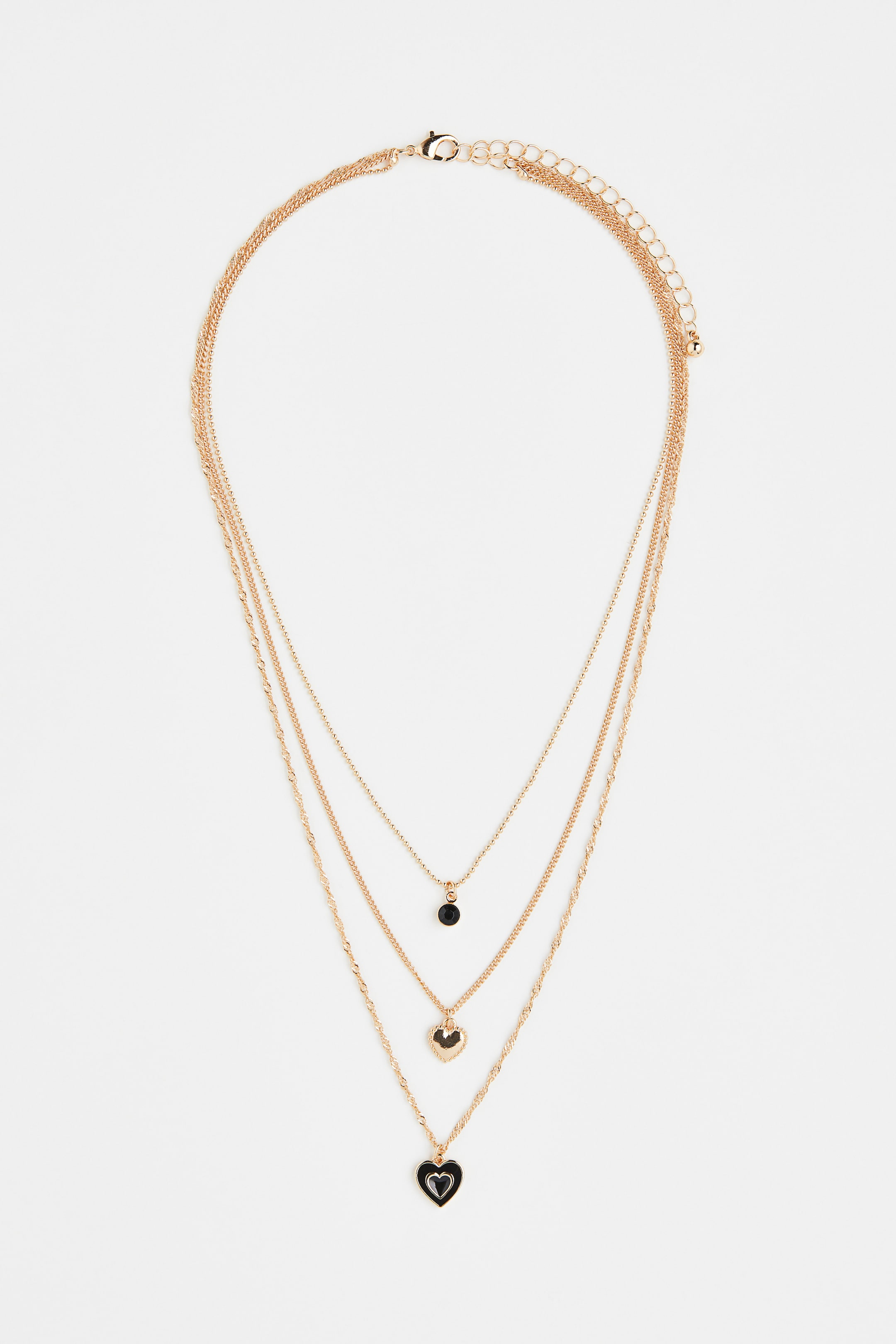 View larger image: Three-strand pendant necklace - Gold-coloured - Ladies | H&M 1