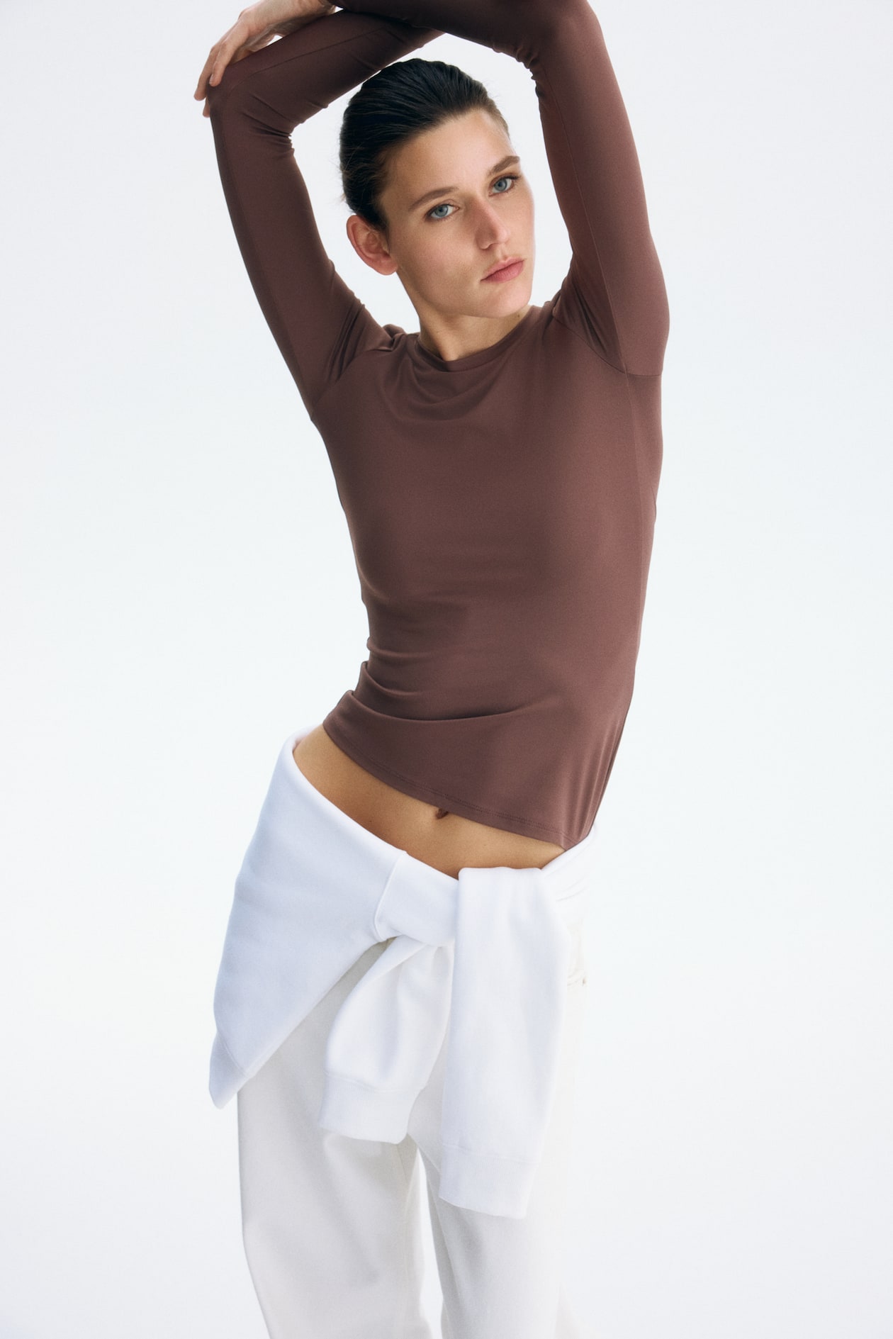 Long-sleeved Microfiber Top - image 2