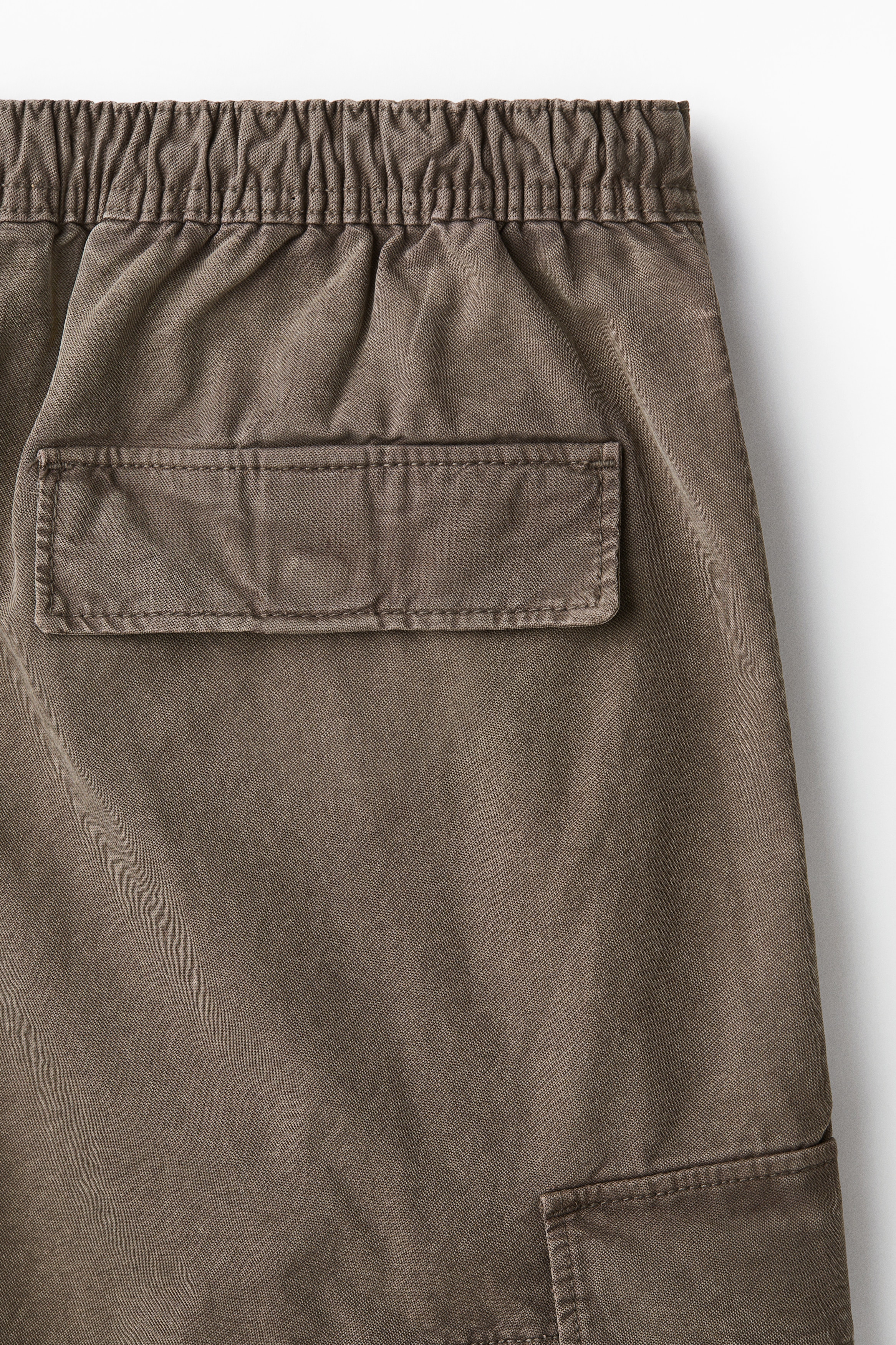 Loose Fit Washed cargo trousers