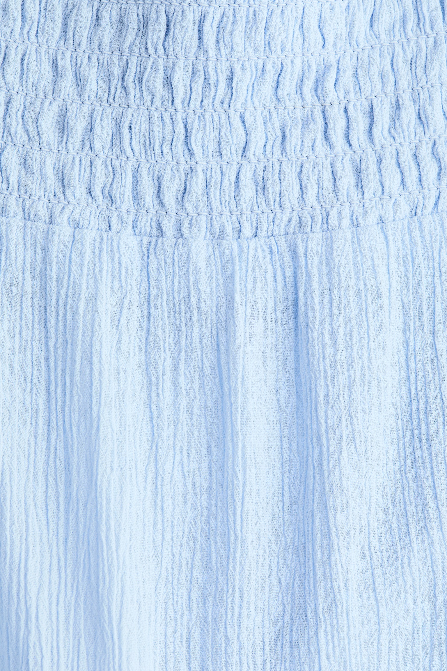 Tiered skirt - Light blue/White/White/Floral/Black - 2