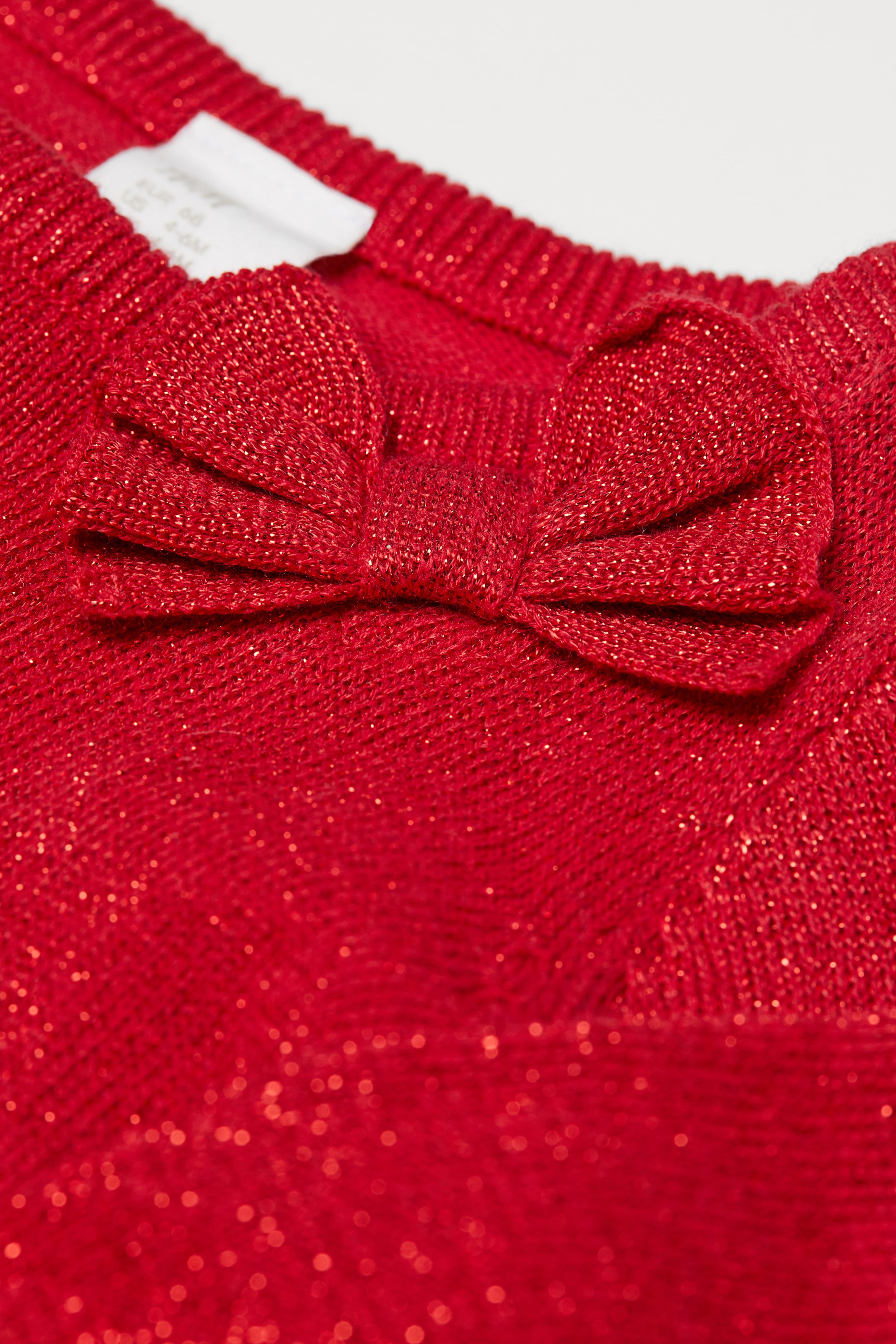 Zobacz większy obraz: Brokatowy sweter - Czerwony - Dziecko | H&M PL 2