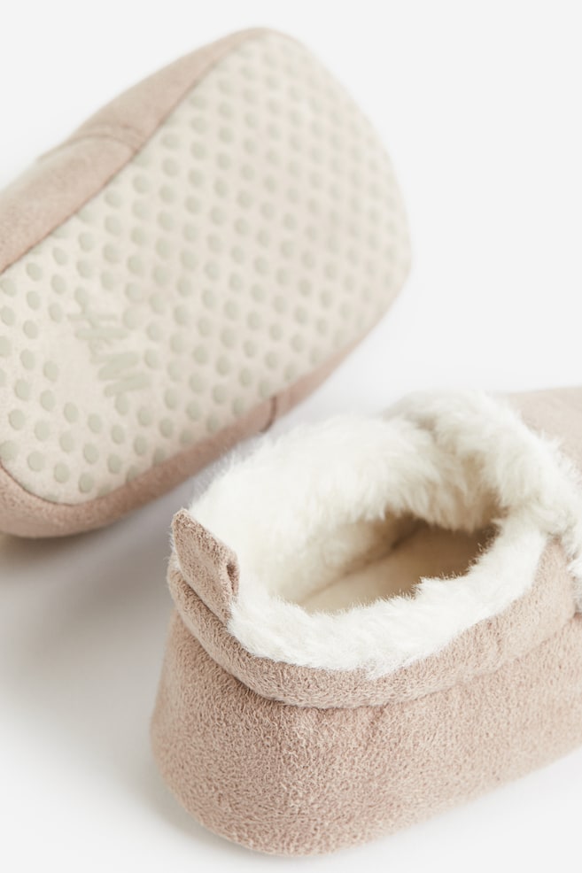 Soft slippers - Beige/Brown - 3