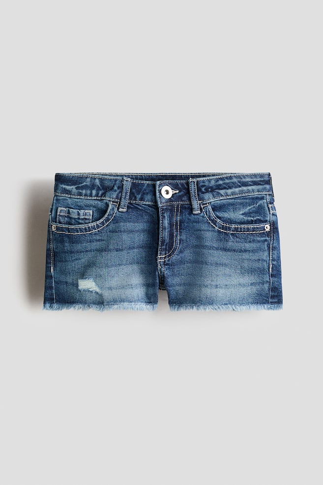 Calções em ganga - Azul denim escuro/Verde caqui claro/Azul denim claro/Azul denim/Cinzento denim claro/Azul denim claro - 1