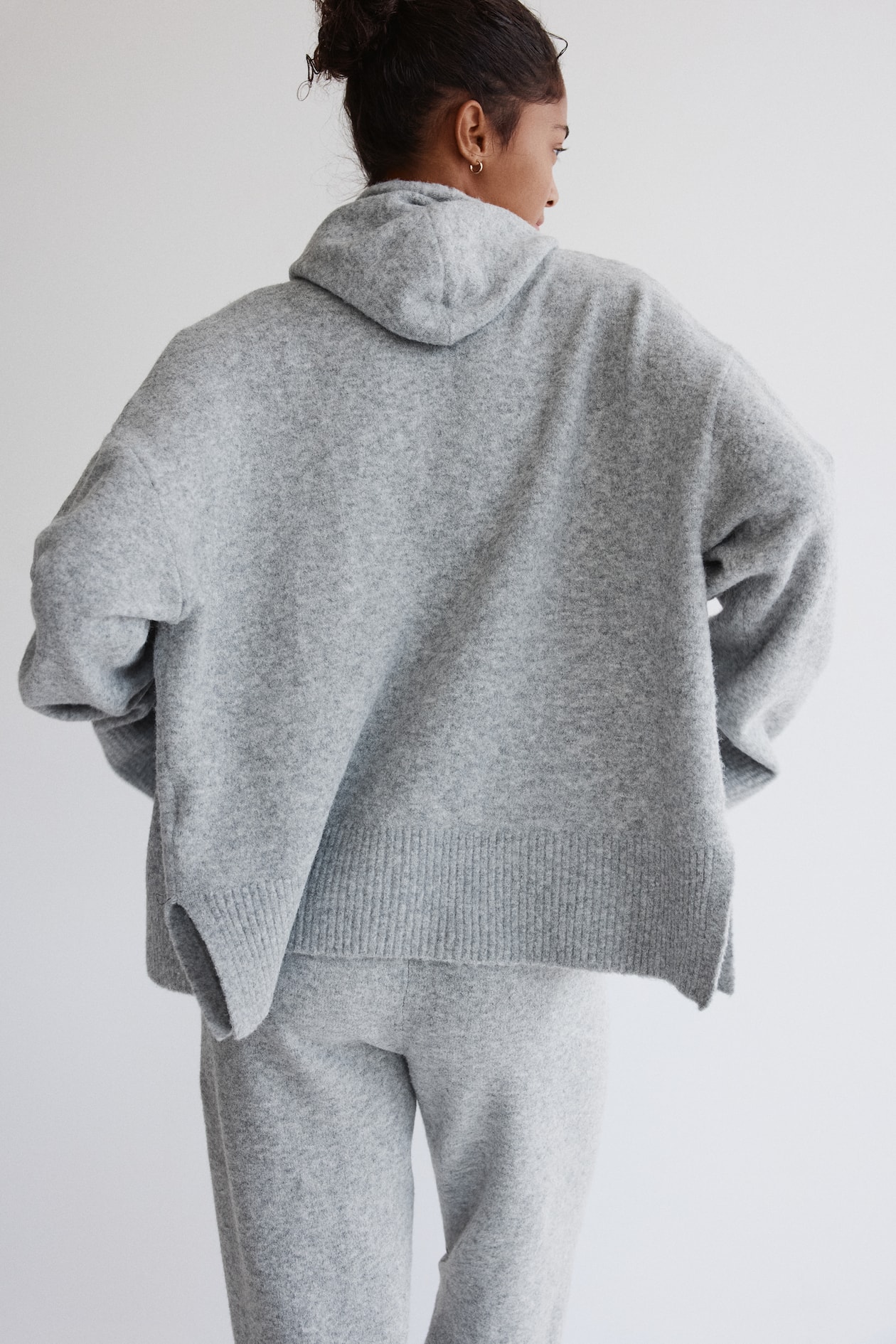 Knit Hooded Jacket - image 3