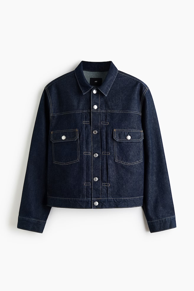 Denim trucker jacket - Dark denim blue/Denim blue/Denim black - 1