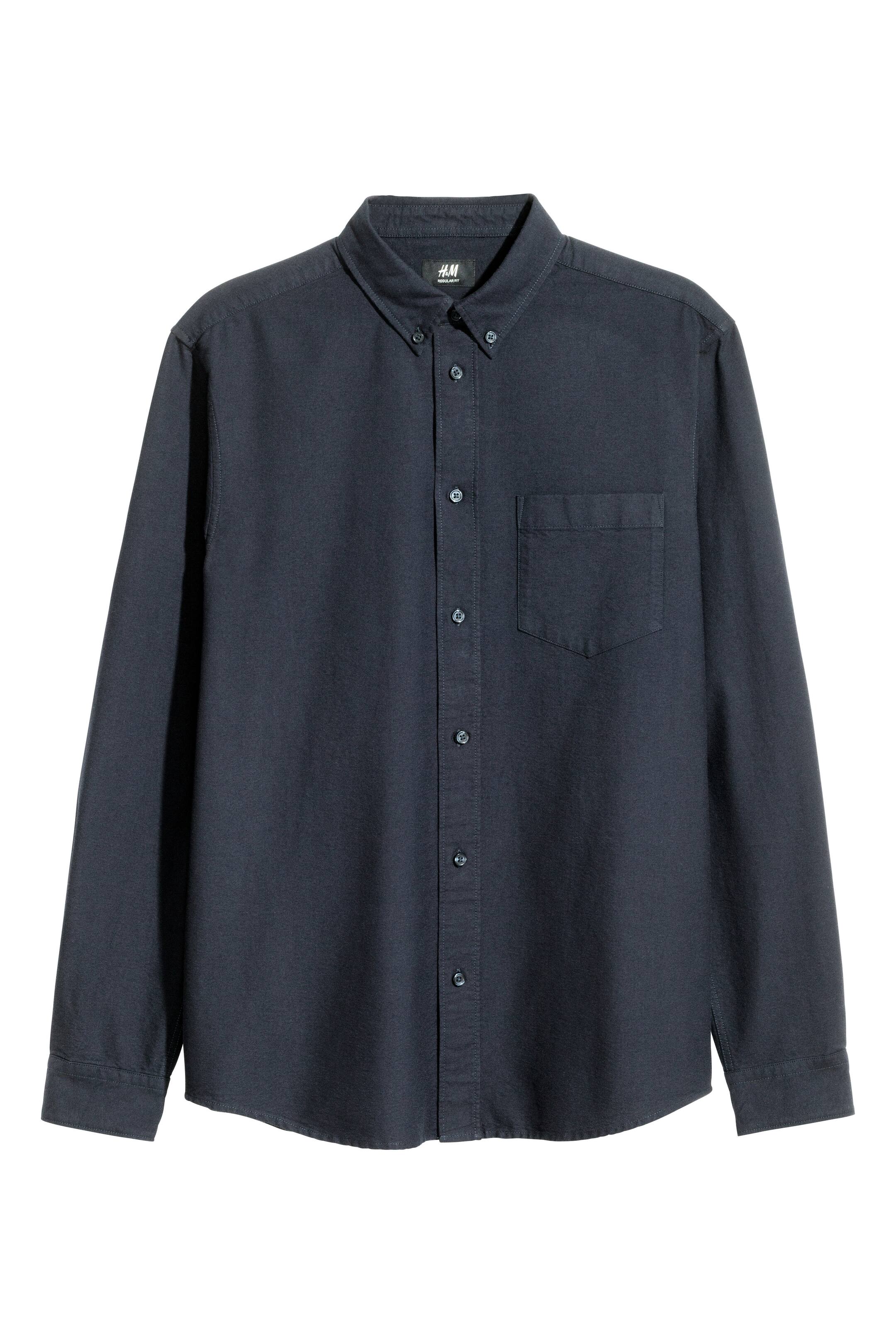 Agrandir l'image: Chemise Oxford Regular fit - Bleu foncé - HOMME | H&M FR 1