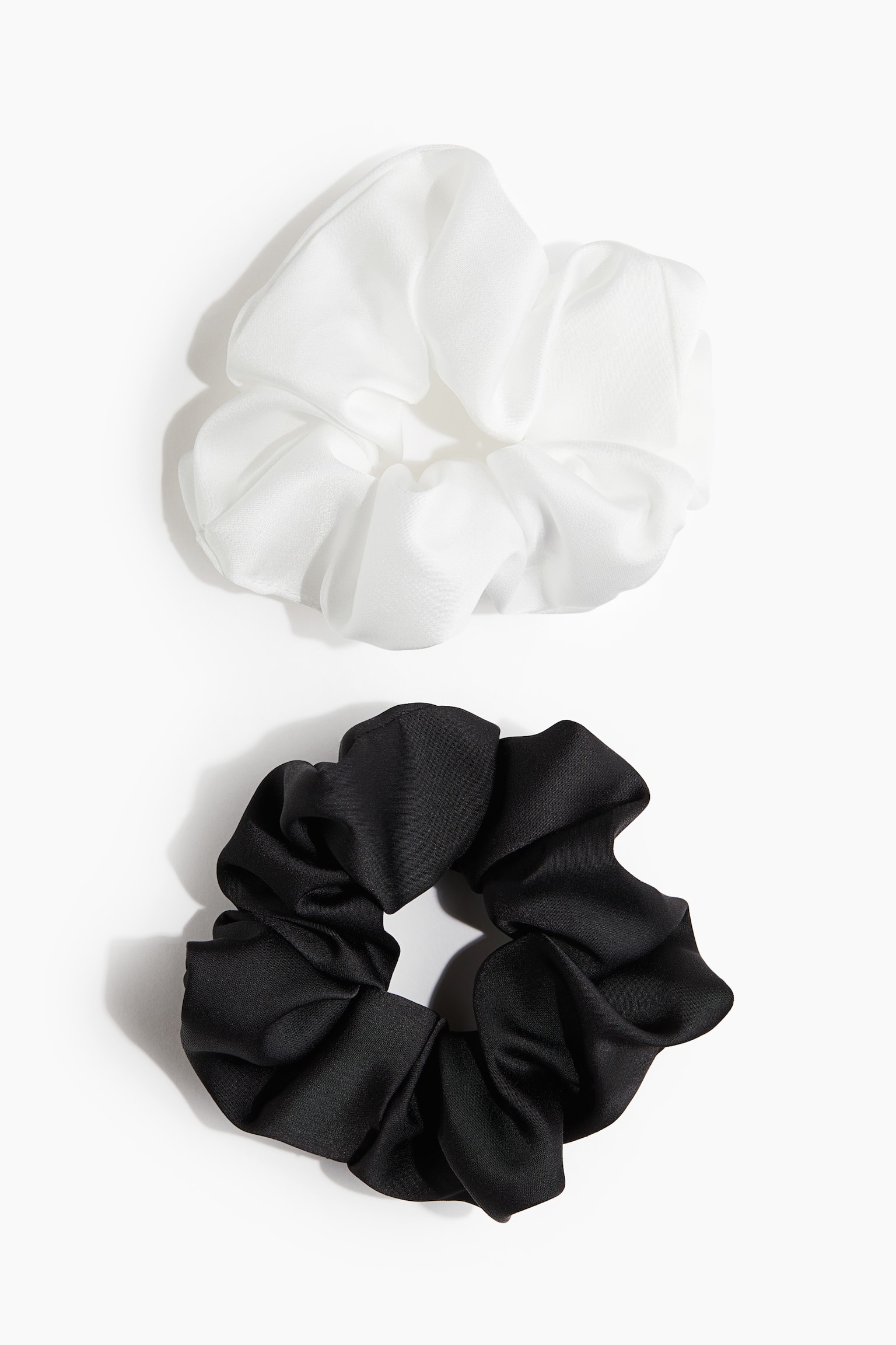 2-pack scrunchie - Vit/Svart - 1