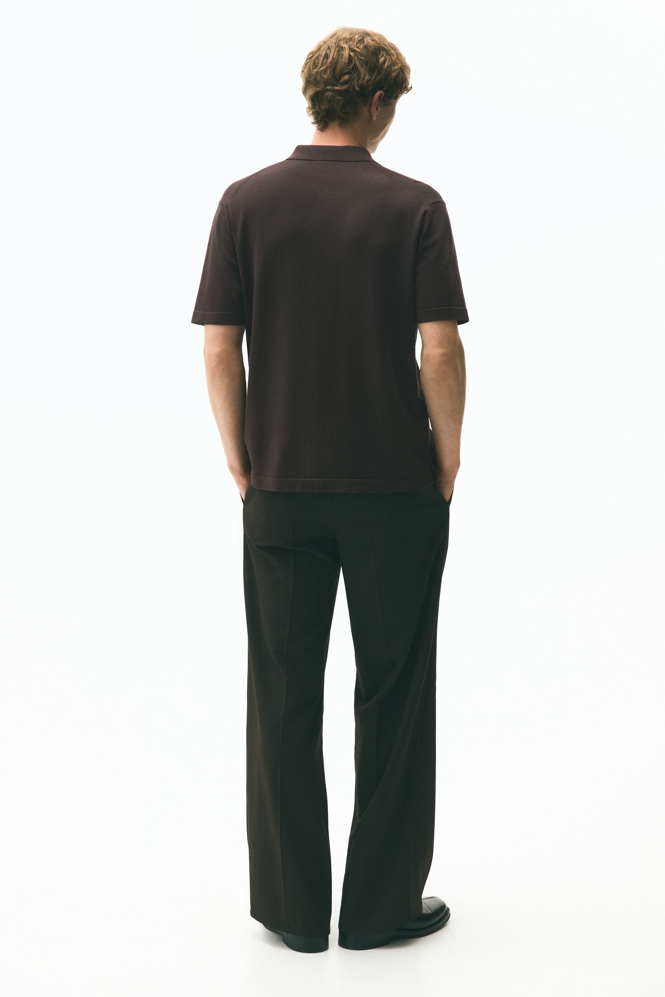 Regular Fit Knitted short-sleeved shirt