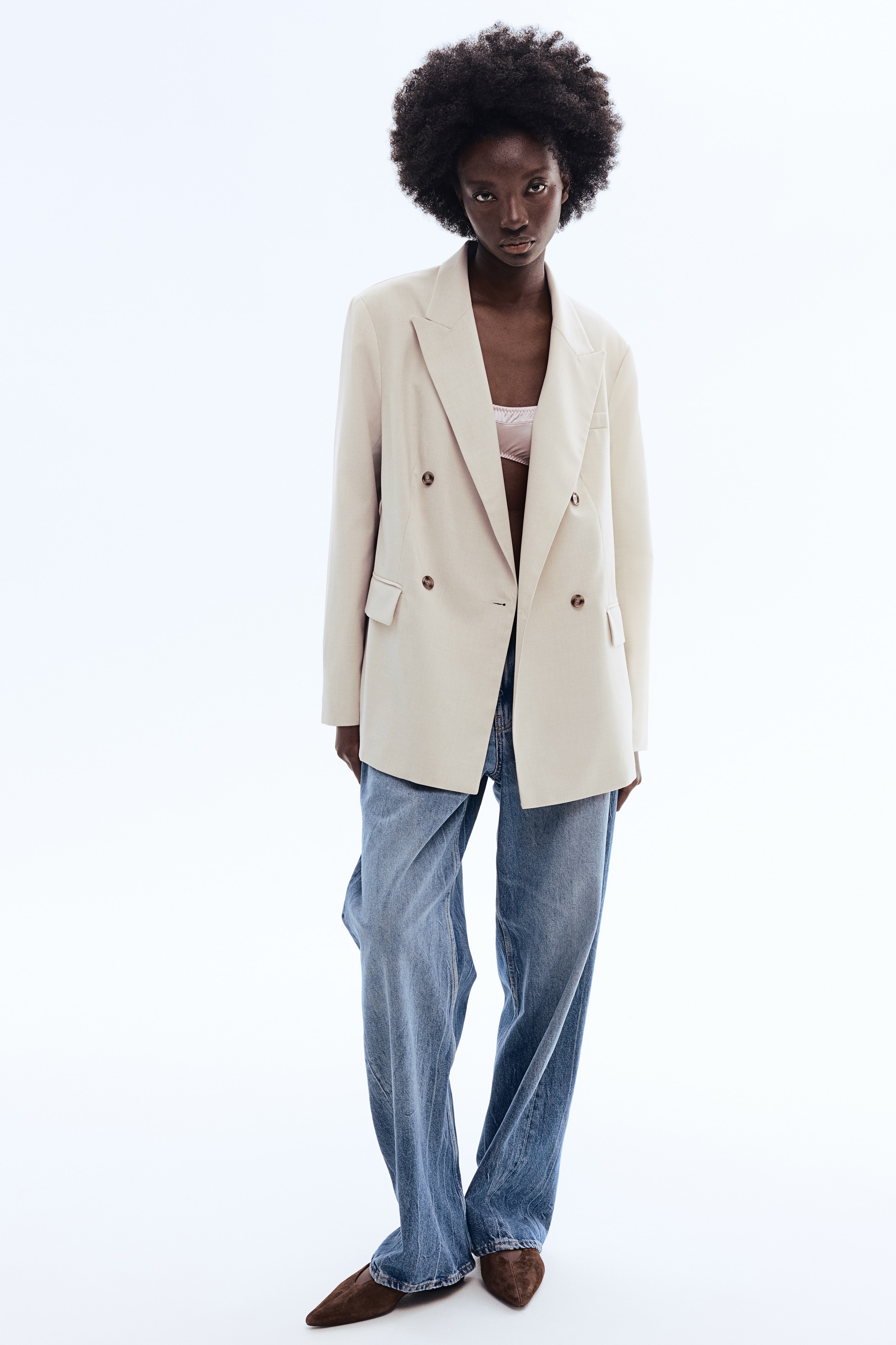 Double-breasted blazer