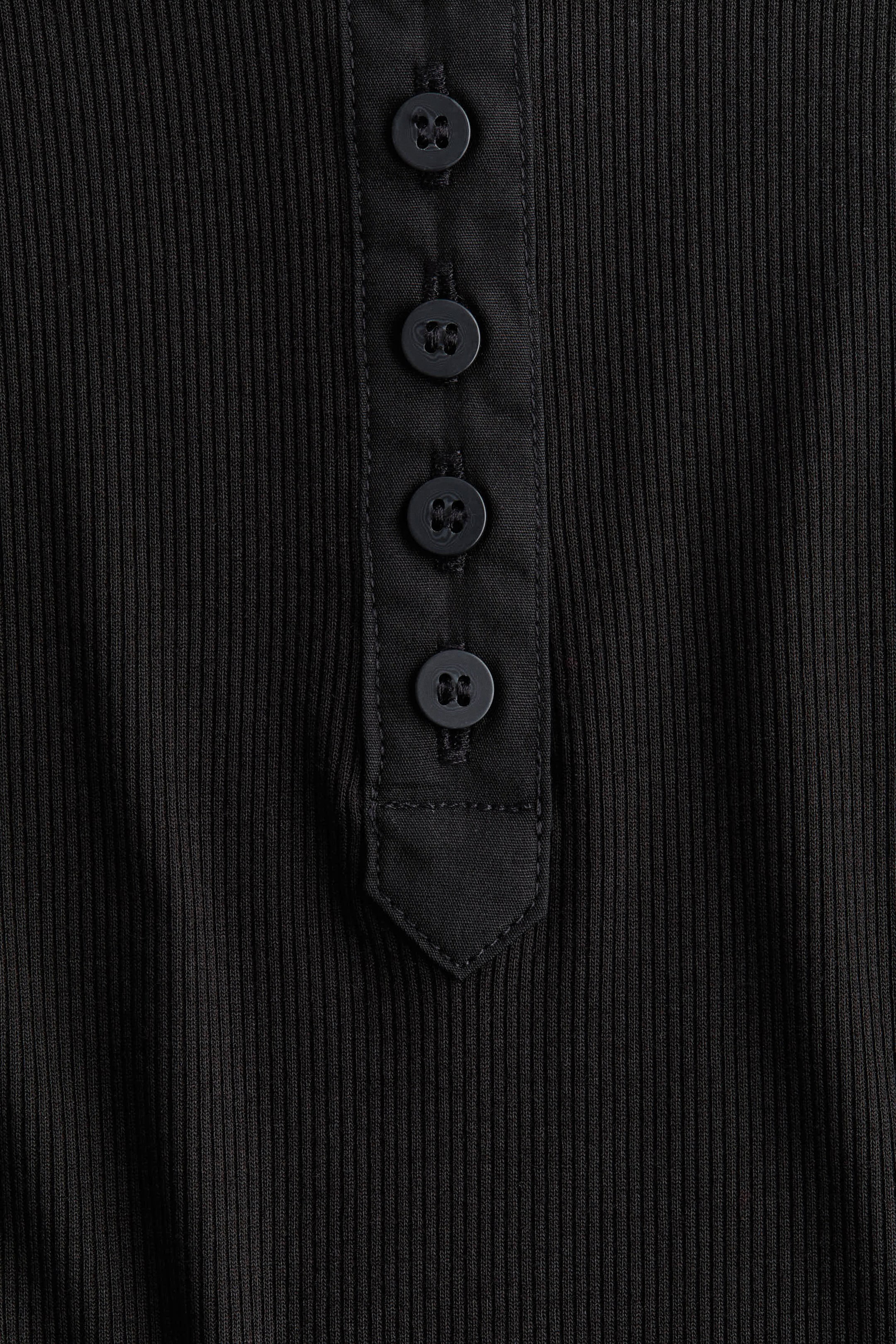 Voir une image plus grande: Débardeur côtelé - Noir - Ladies | H&M CA 5