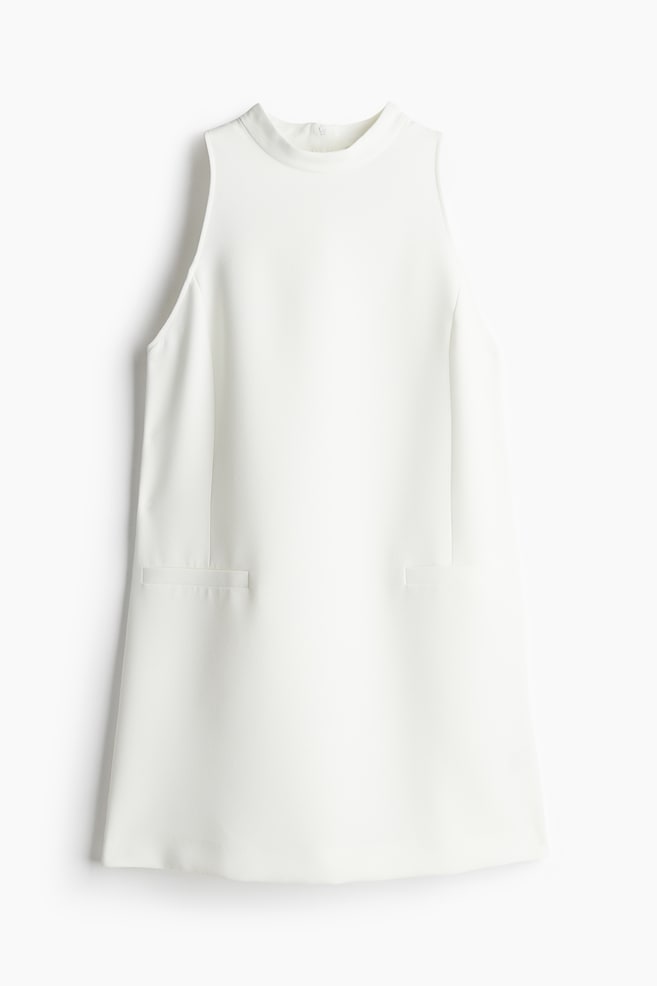 A-line mini dress - White - 1